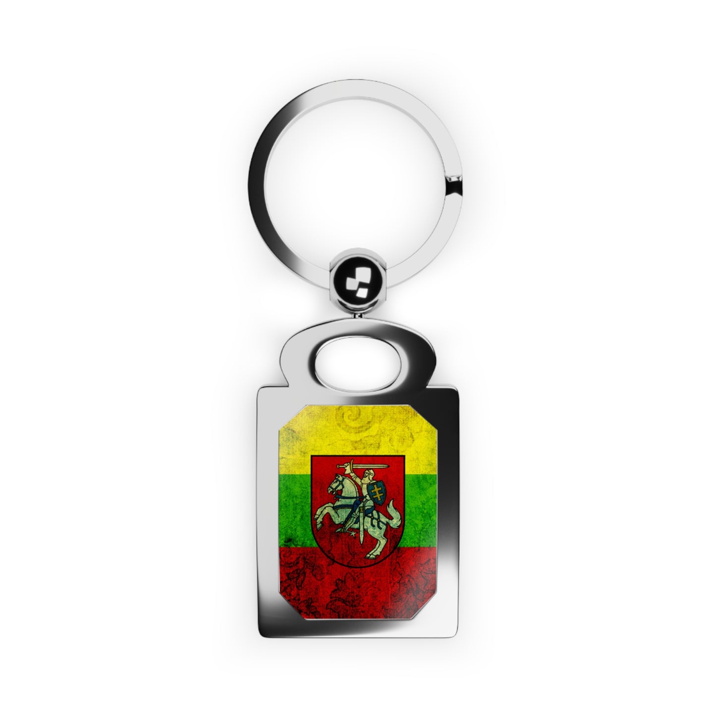 Lithuania Flag Personalized Rectangle Photo Keyring - Customizable Gift for Special Occasions