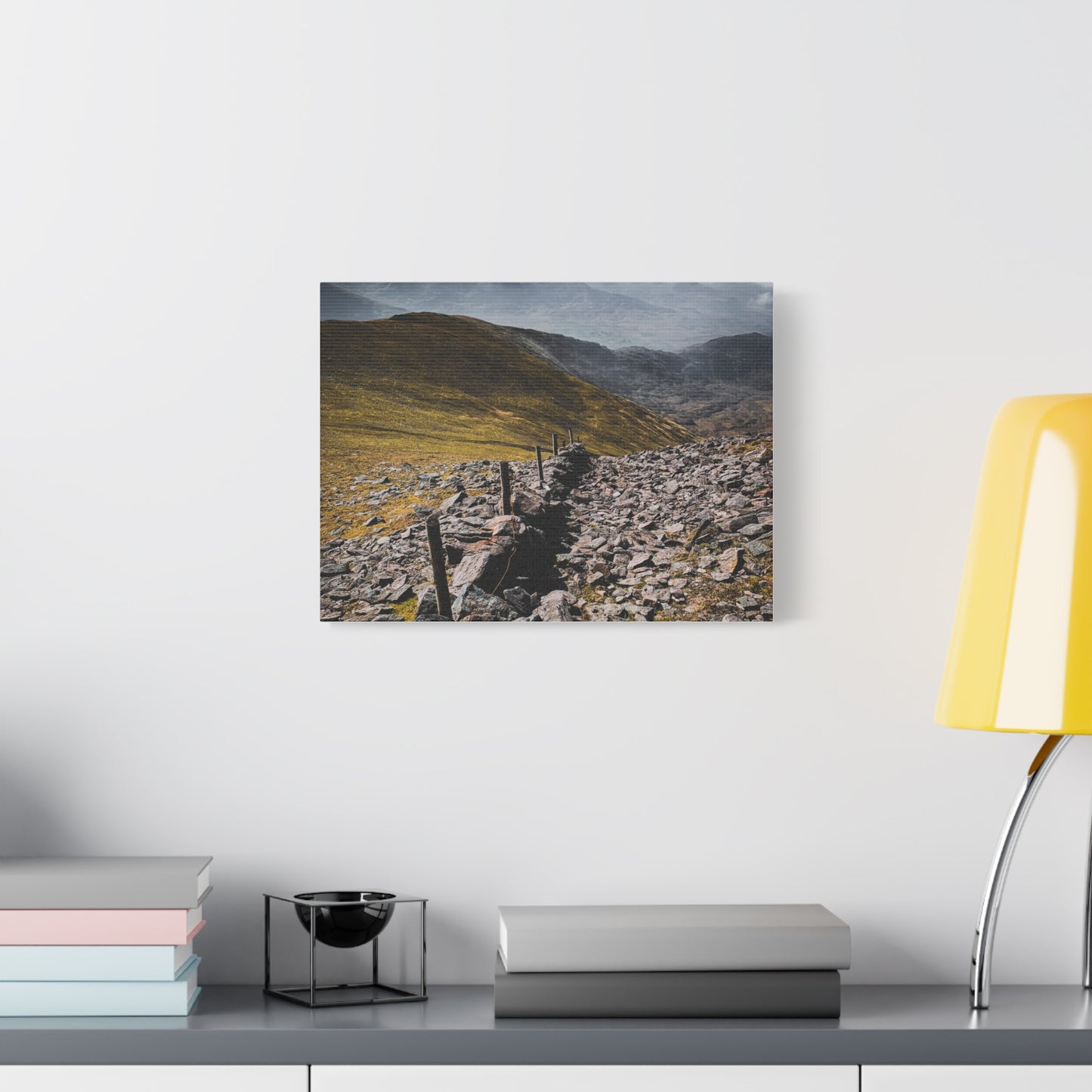 Wall in Mountains Matte Canvas, Stretched, 1.25"