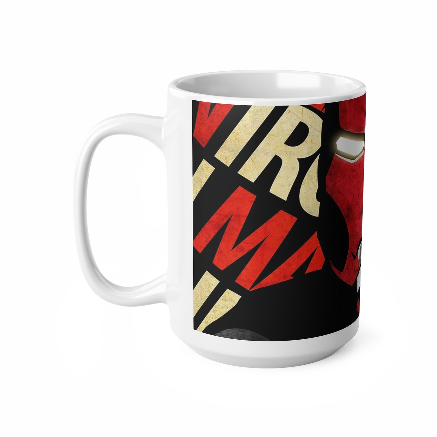Iron Man Inspired Ceramic Coffee Mug, 11oz & 15oz - Perfect Gift for Marvel Fans