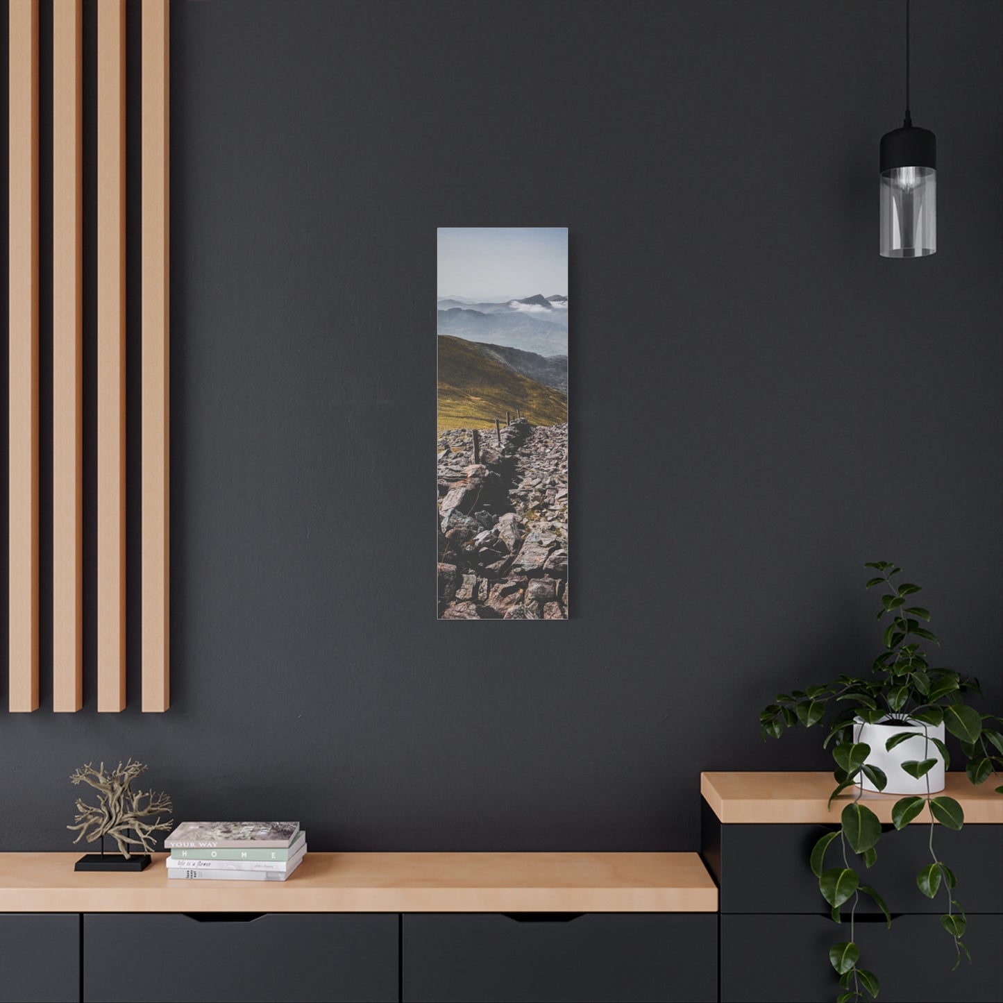 Wall in Mountains Matte Canvas, Stretched, 1.25"