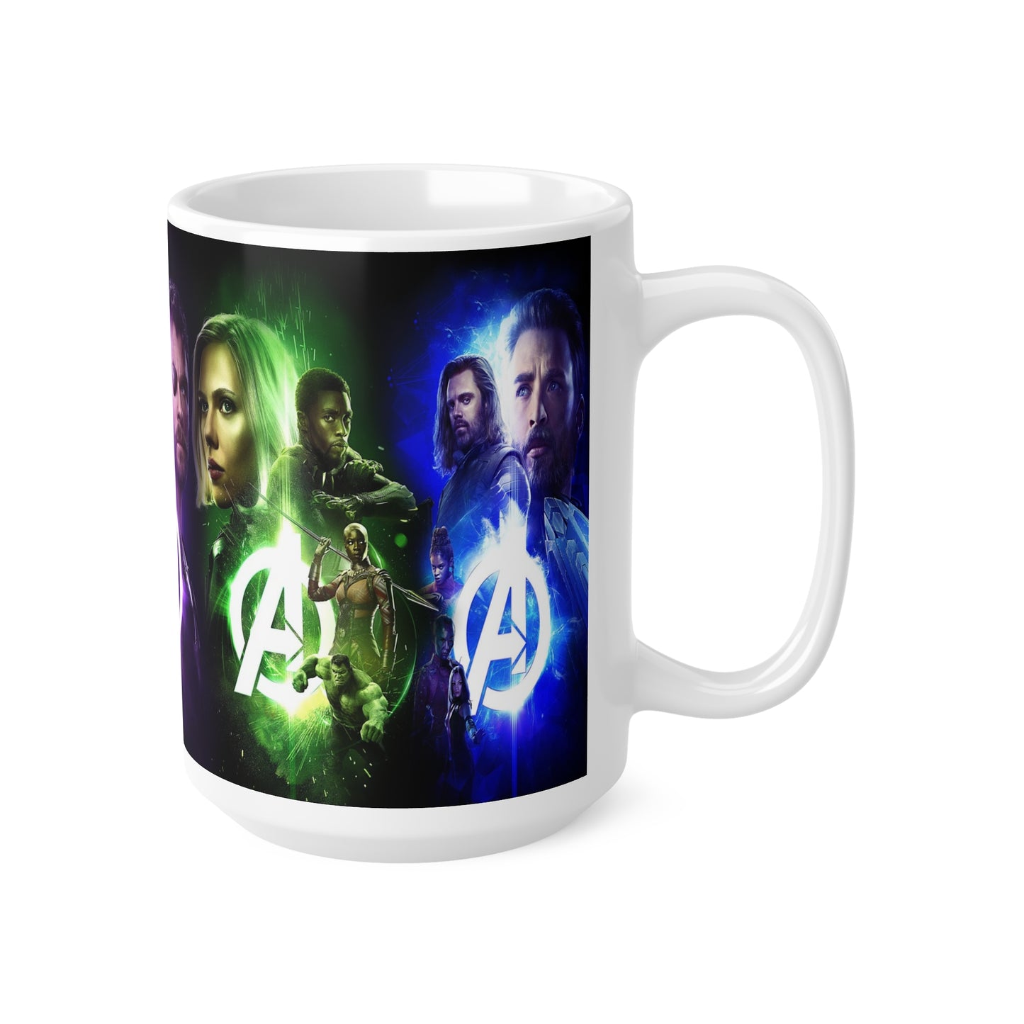 Avengers Ceramic Coffee Cups - 11oz & 15oz - Heroic Superhero Mugs for Fans