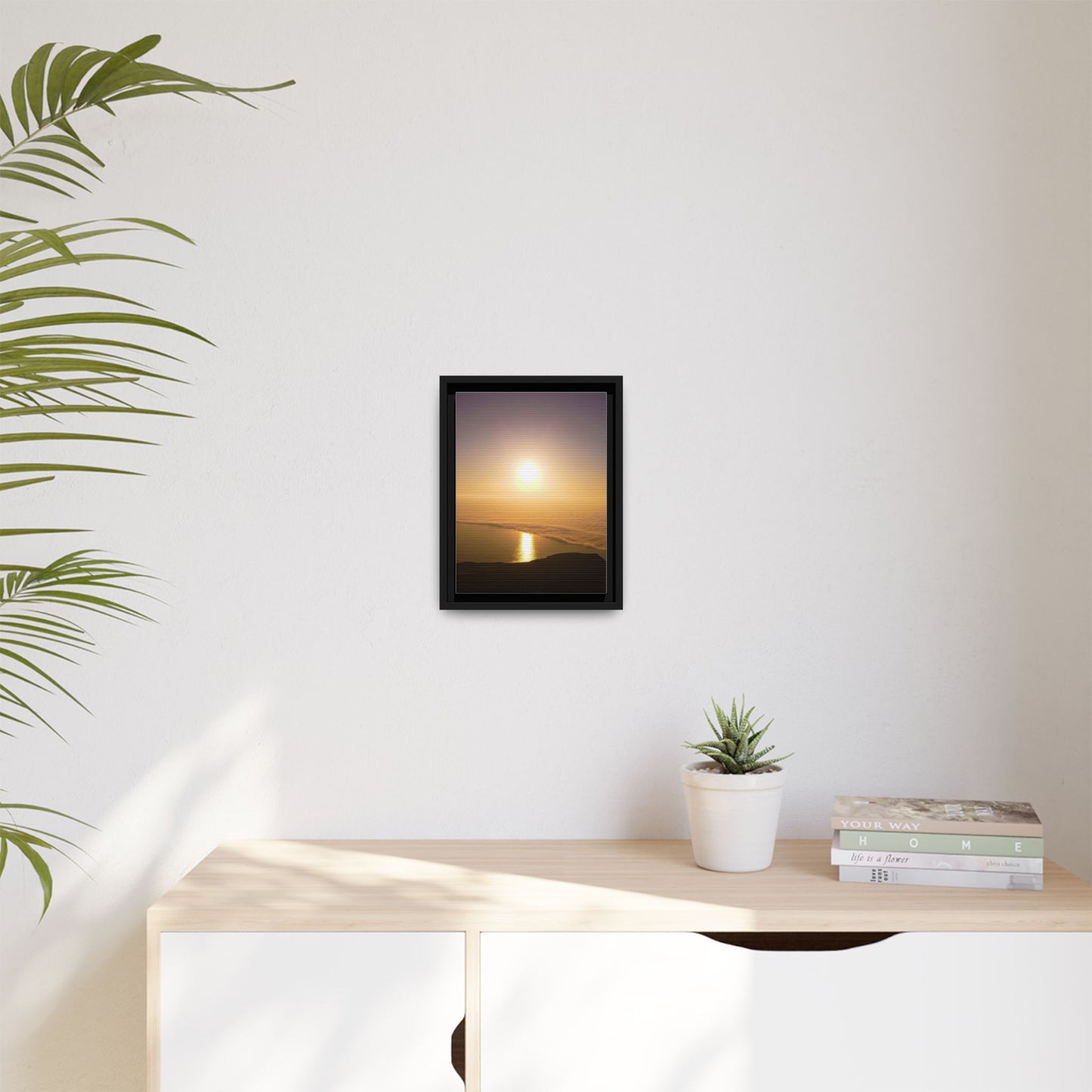 Sunset on Mount Brandon Matte Canvas, Framed (Multi-color)