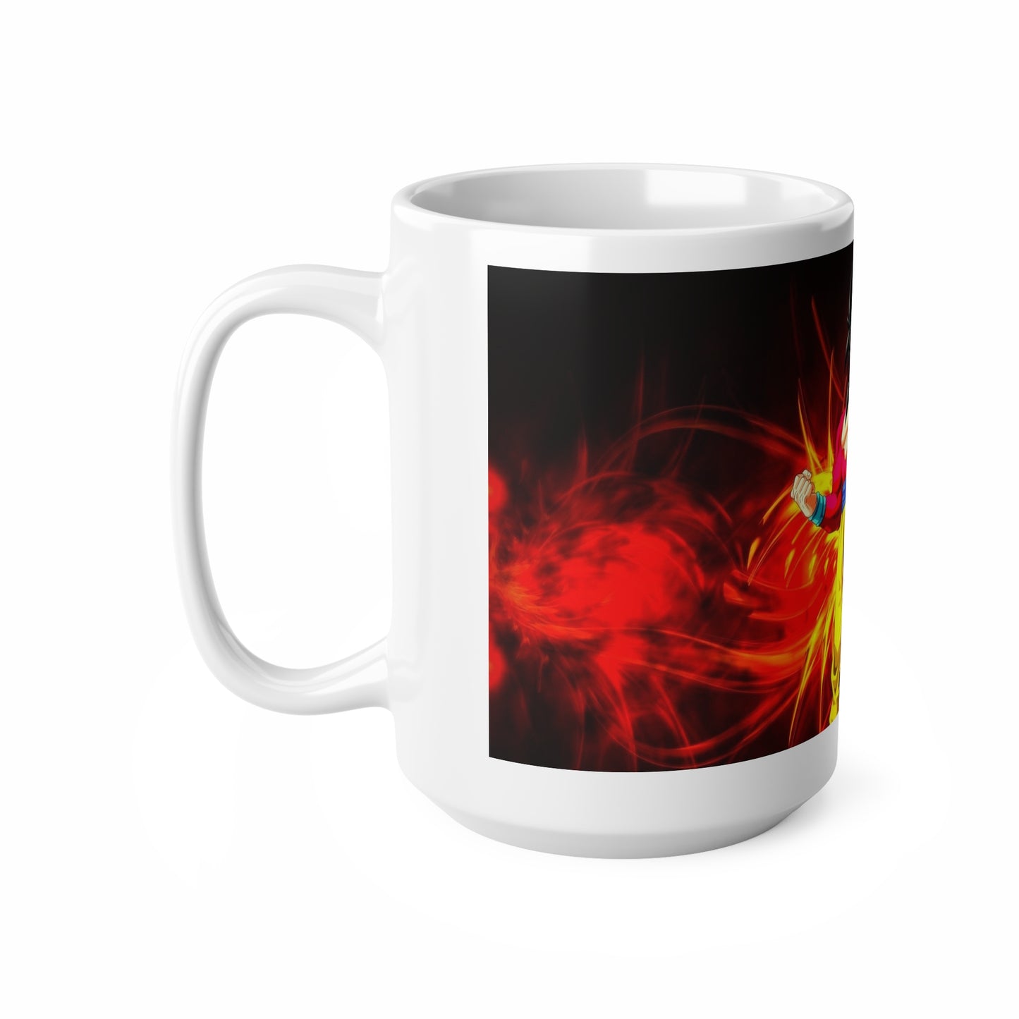 Super Saiyan Ceramic Coffee Mug - 11oz & 15oz - Perfect for Anime Fans