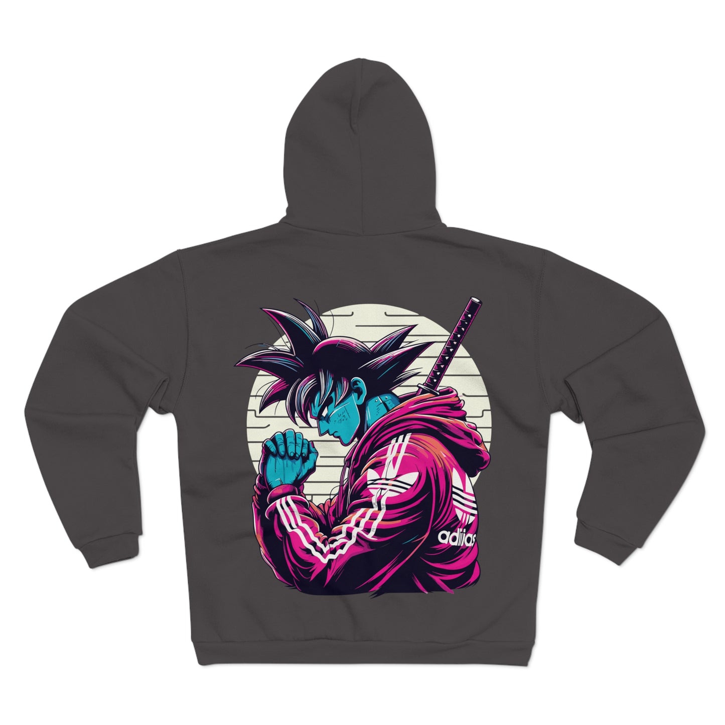 San Say Goku Unisex Hooded Zip Sweatshirt
