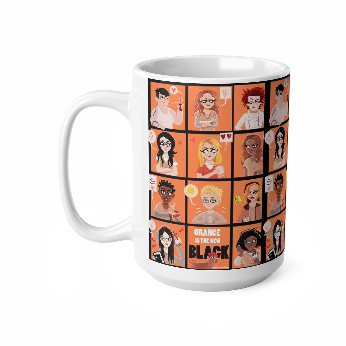 Orange is the New Black Ceramic Coffee Mug - Fun 11oz & 15oz Cups for TV Show Fans