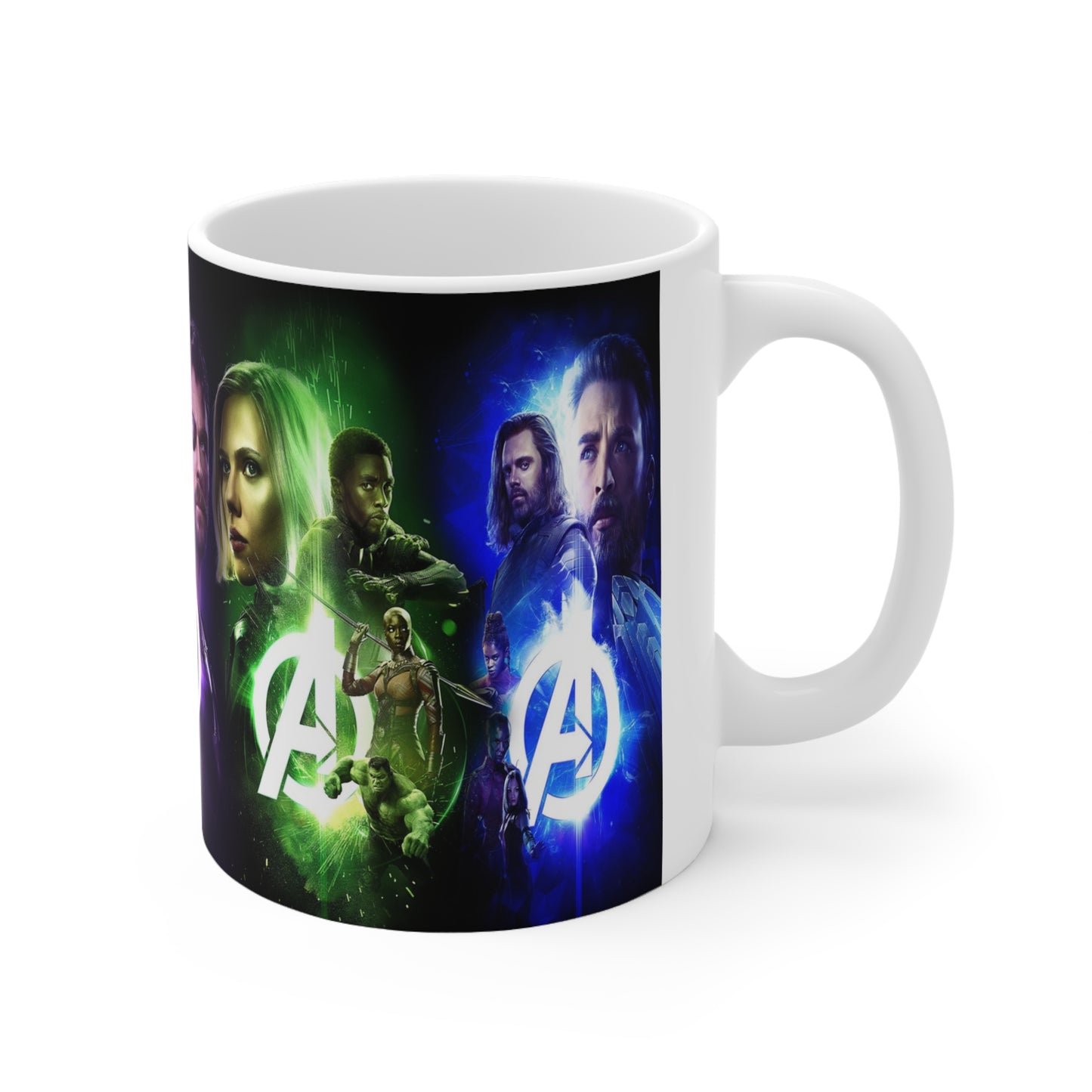 Avengers Ceramic Coffee Cups - 11oz & 15oz - Heroic Superhero Mugs for Fans