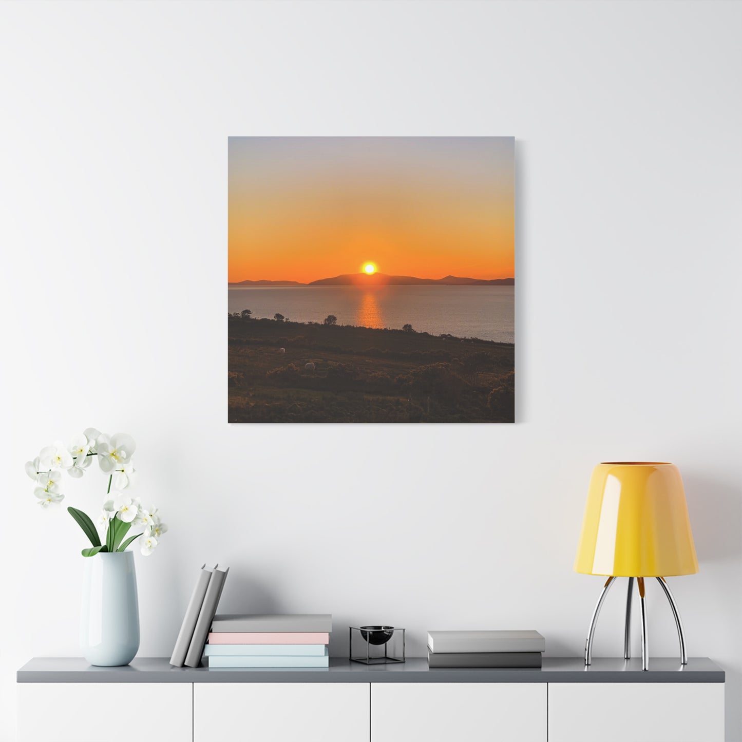 Sunset Ring of Kerry Matte Canvas, Stretched, 1.25"