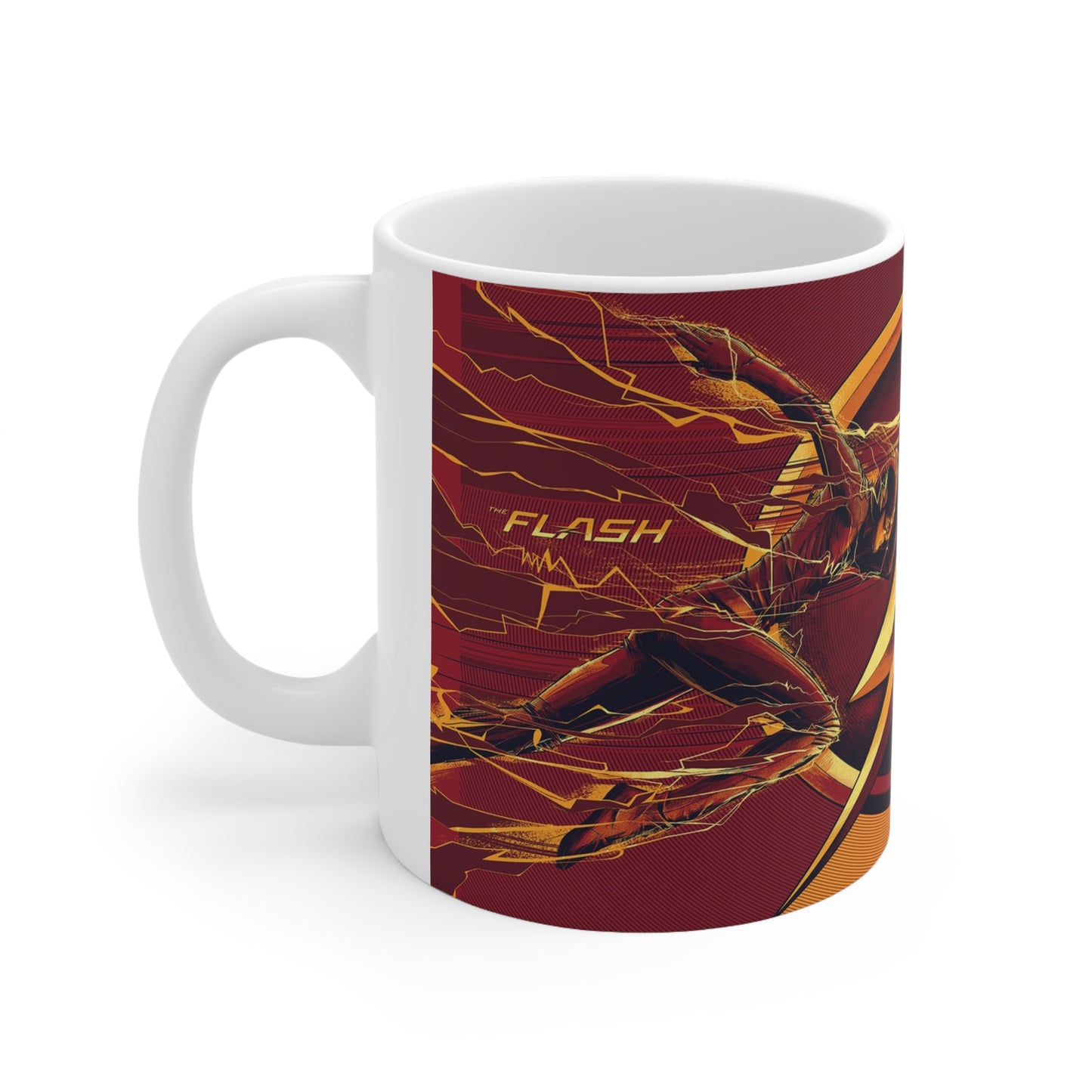 The Flash Ceramic Coffee Mug - 11oz & 15oz | Superhero Drinkware for Fans