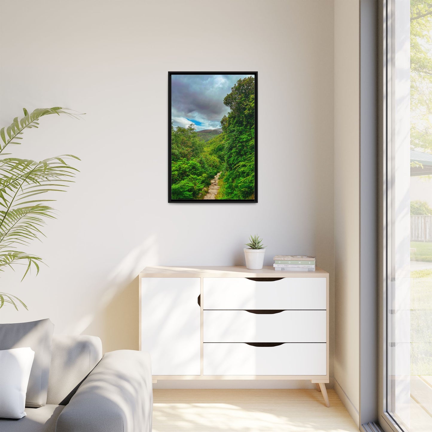 Torc Trail Matte Canvas, Framed (Multi-color)