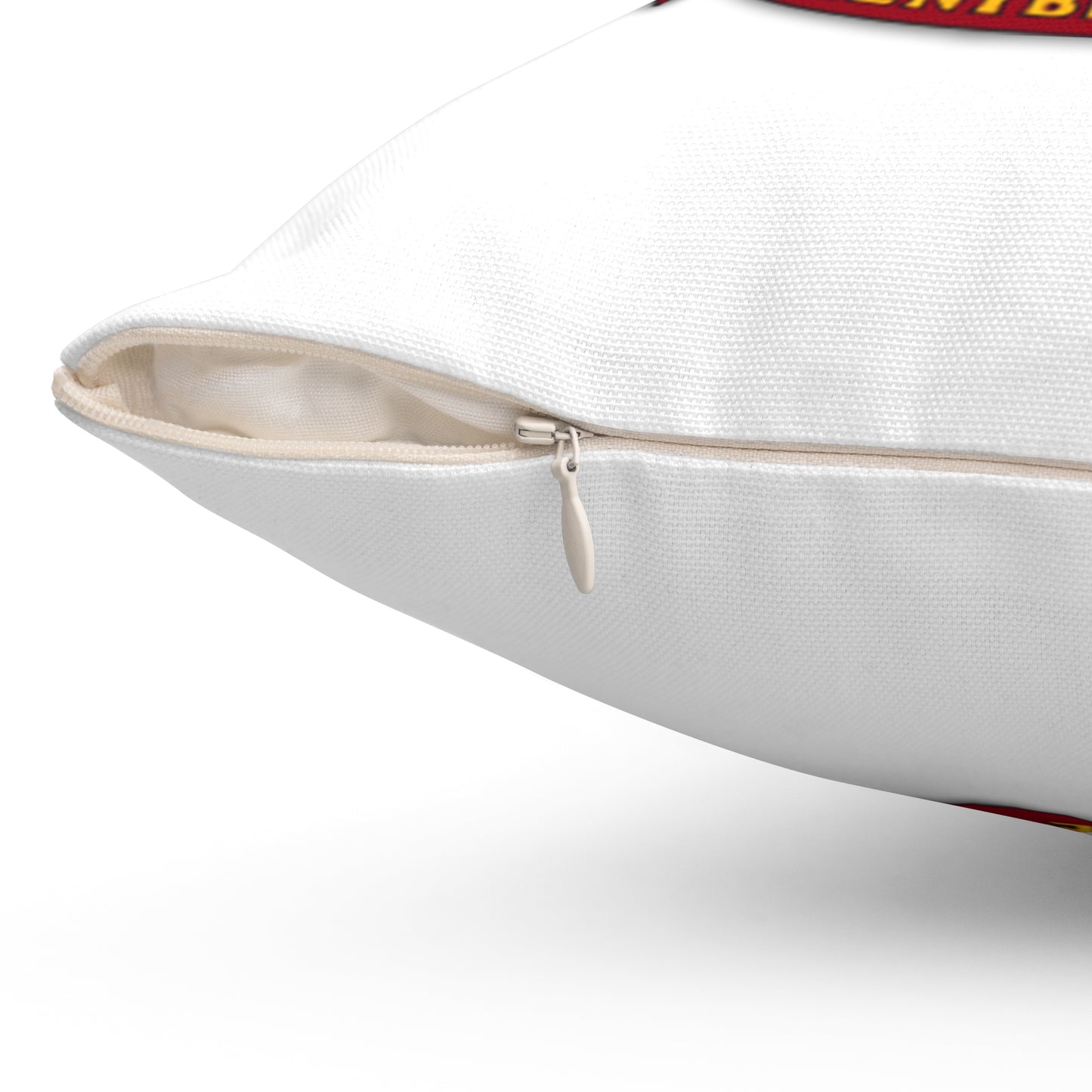 Heraldic Lithuania Square Pillow - Elegant Home Decor with VIENYBE TEZYDI Design