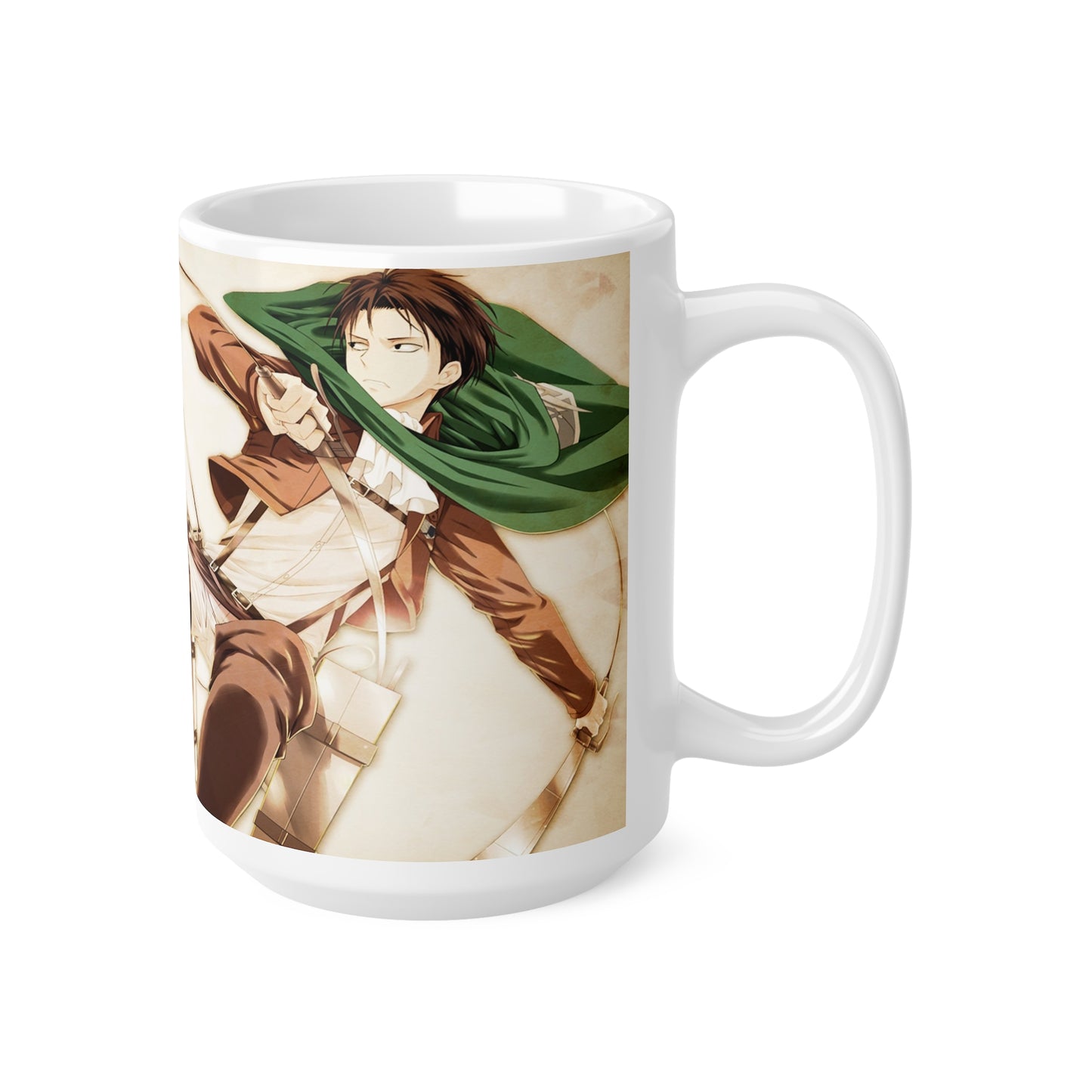 Anime-Inspired Ceramic Coffee Cup - 11oz & 15oz - Perfect for Fans of Adventure