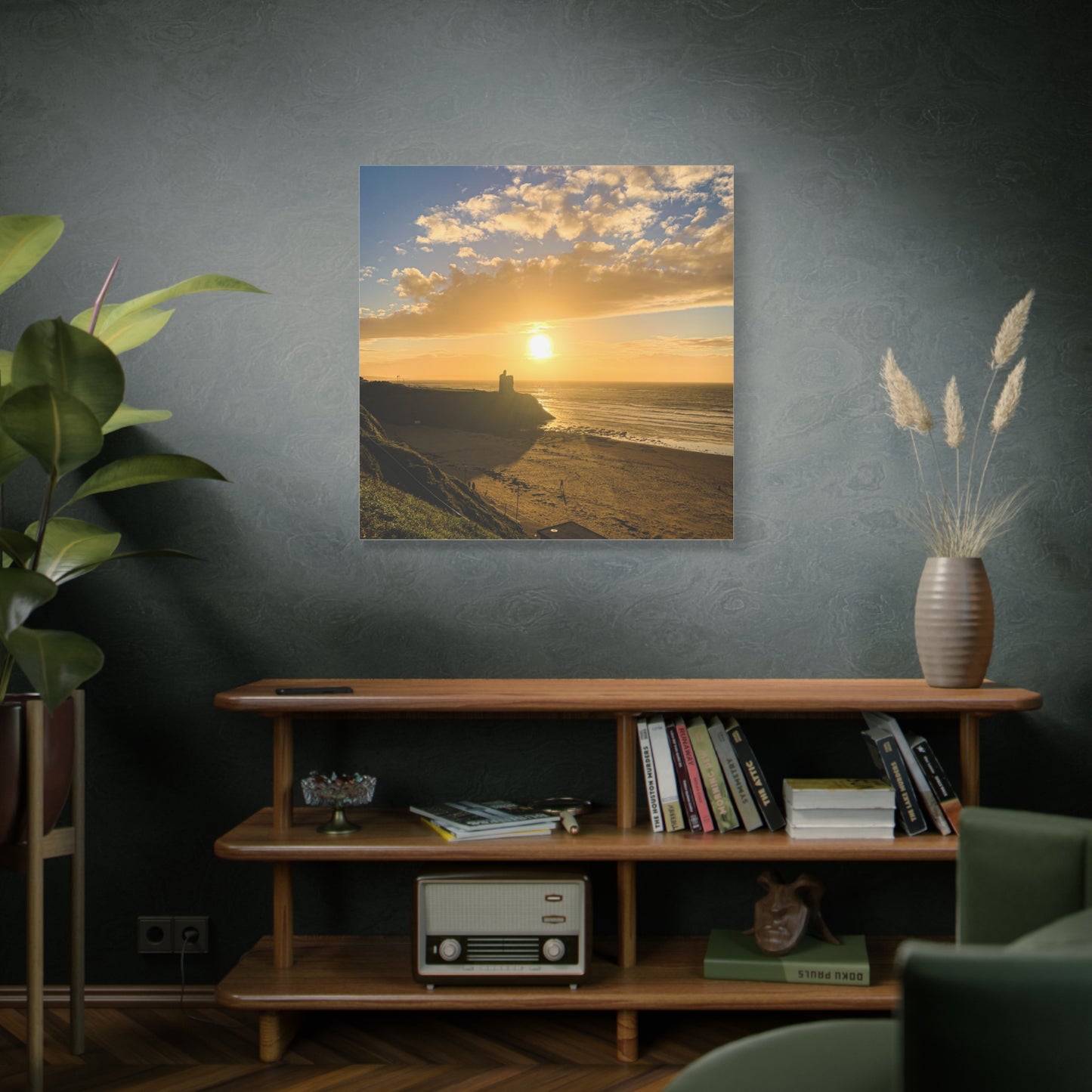 Ballybunion Sunset Castle Matte Canvas, Stretched, 1.25"