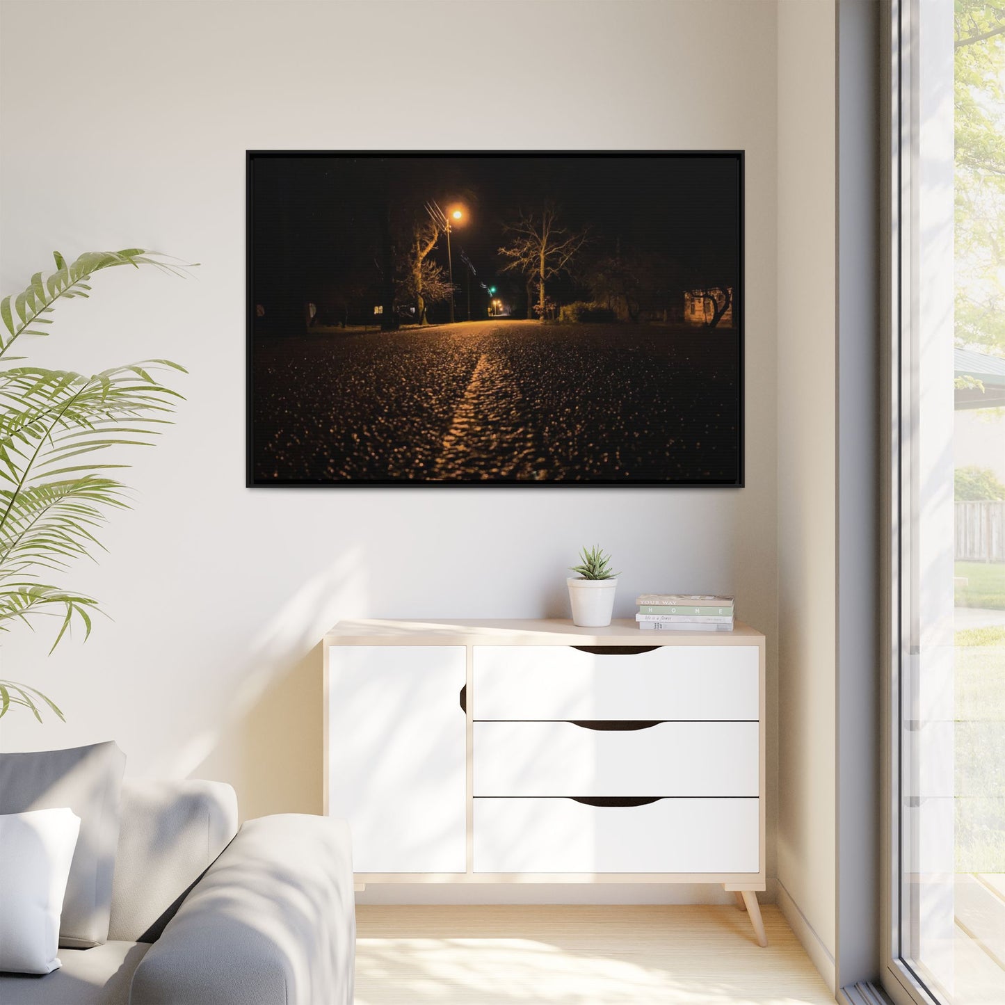 Stungiai Lithuania Matte Canvas, Framed (Multi-color)