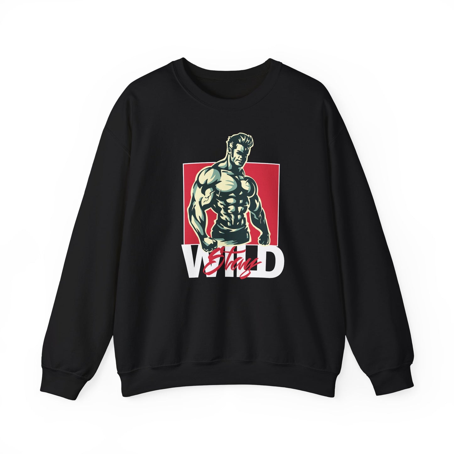 Wild and Free Graphic Unisex Heavy Blend™ Crewneck Sweatshirt