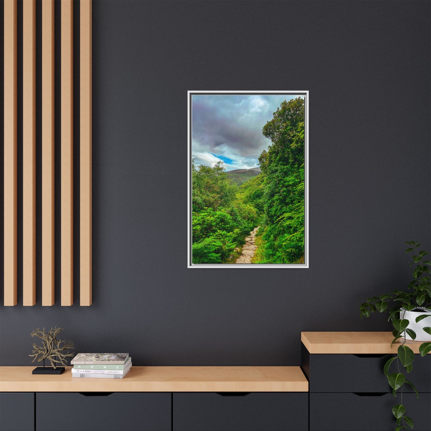 Torc Trail Matte Canvas, Framed (Multi-color)