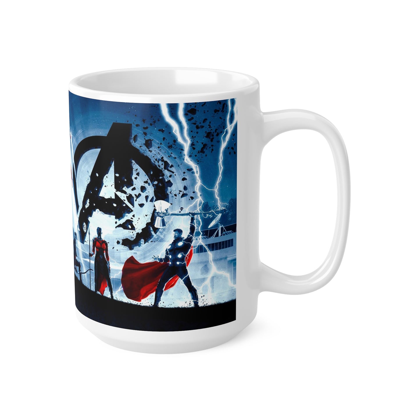 Heroic Ceramic Coffee Mug - 11oz & 15oz Marvel-Inspired Design