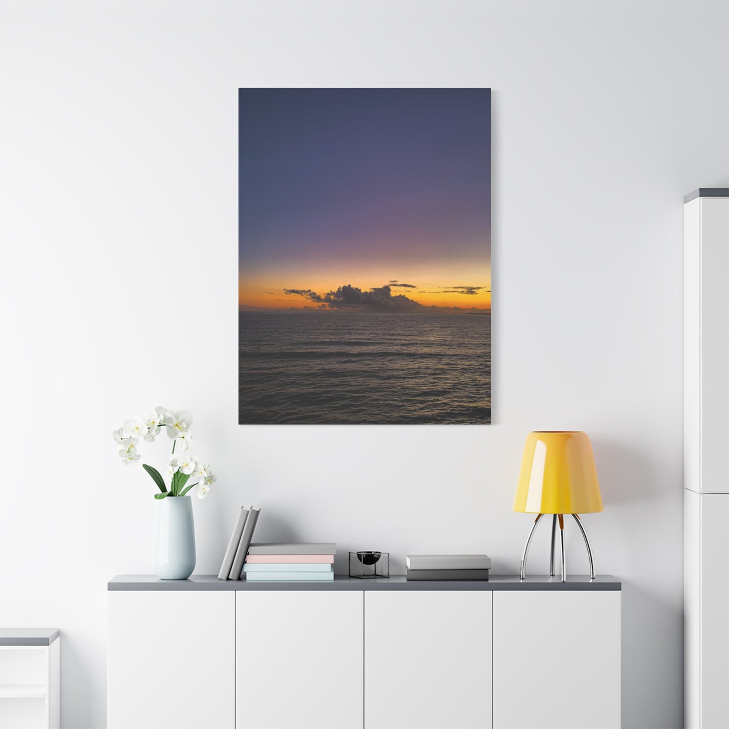 Sunset in Ocean 2 Matte Canvas, Stretched, 1.25"