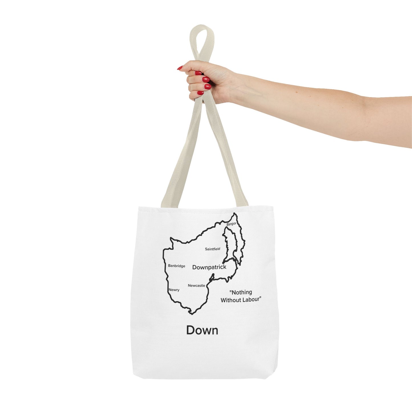 Down Tote Bag White Edition
