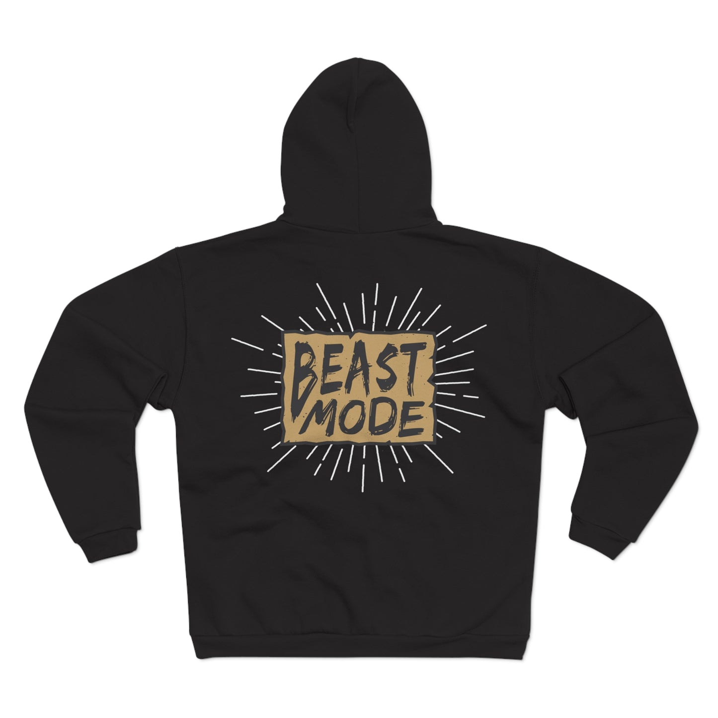 Beast Mode Unisex Hooded Zip Sweatshirt - Comfort & Style for Active Souls