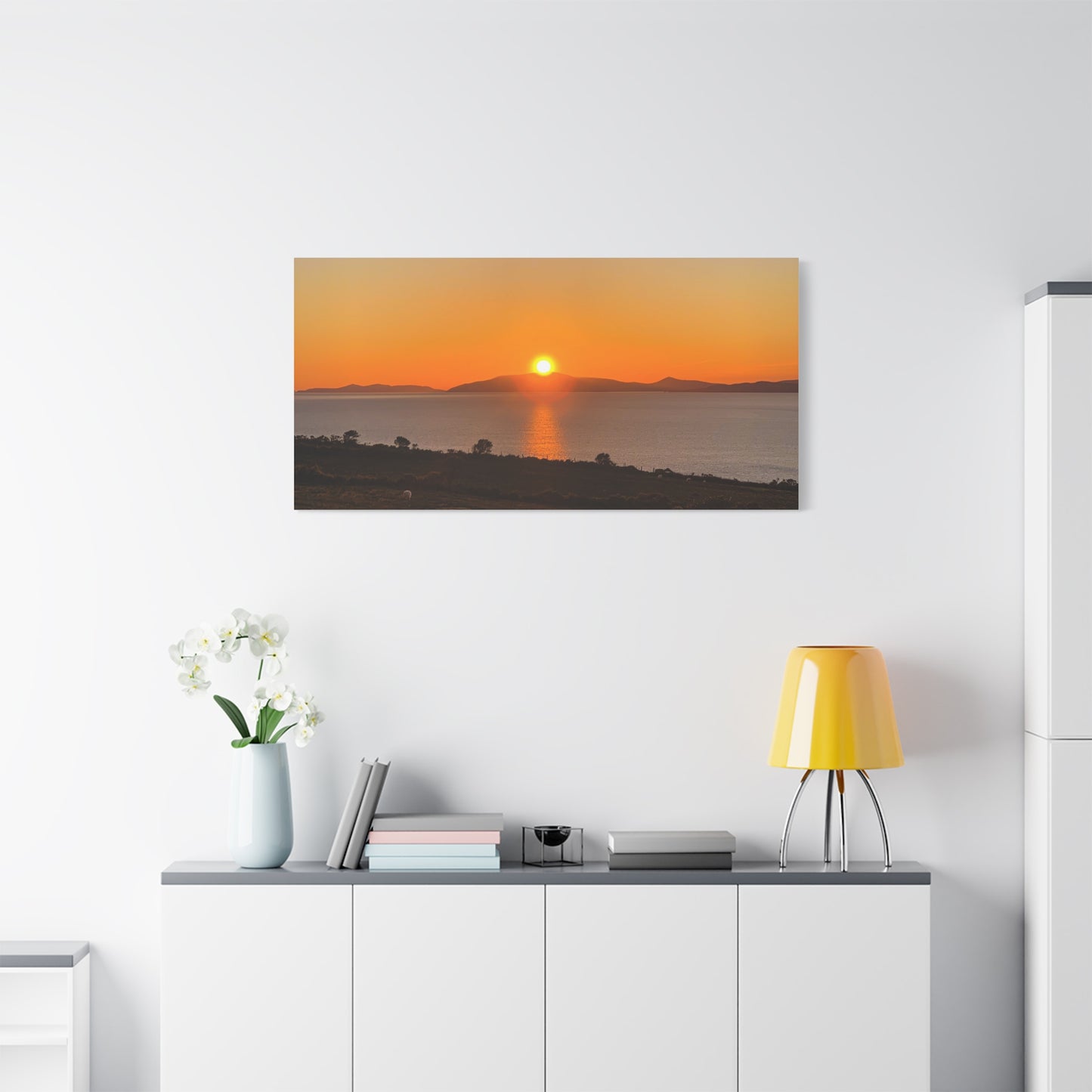 Sunset Ring of Kerry Matte Canvas, Stretched, 1.25"