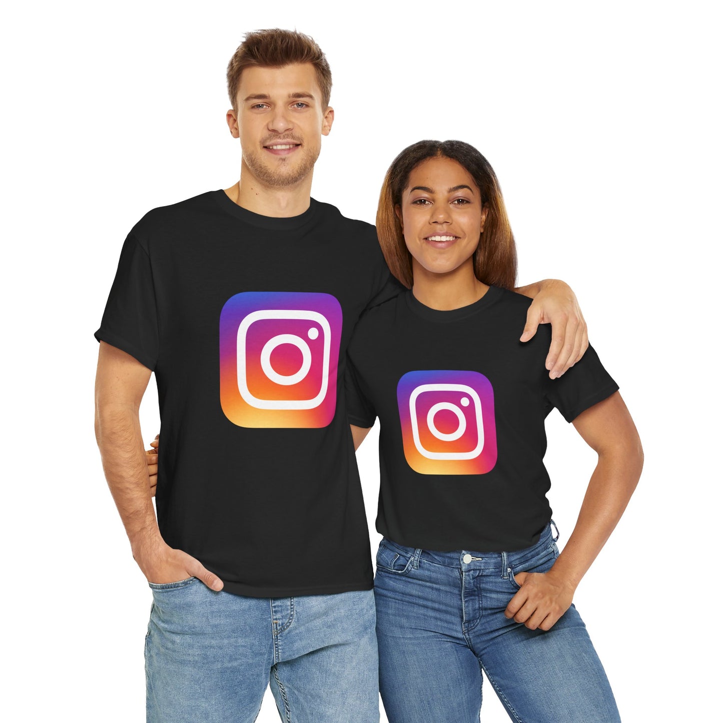 Instagram Logo Unisex Heavy Cotton Tee