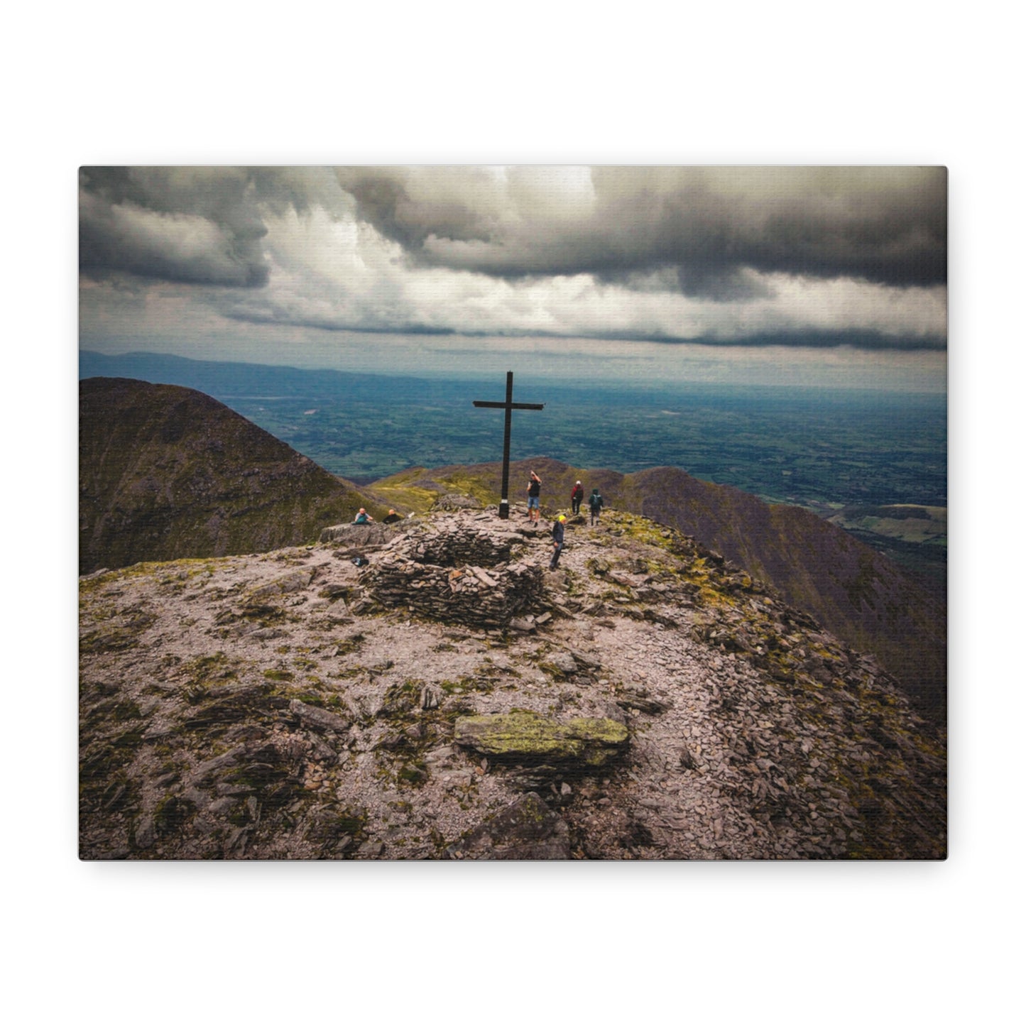 Carrauntoohil Summit Matte Canvas, Stretched, 1.25"