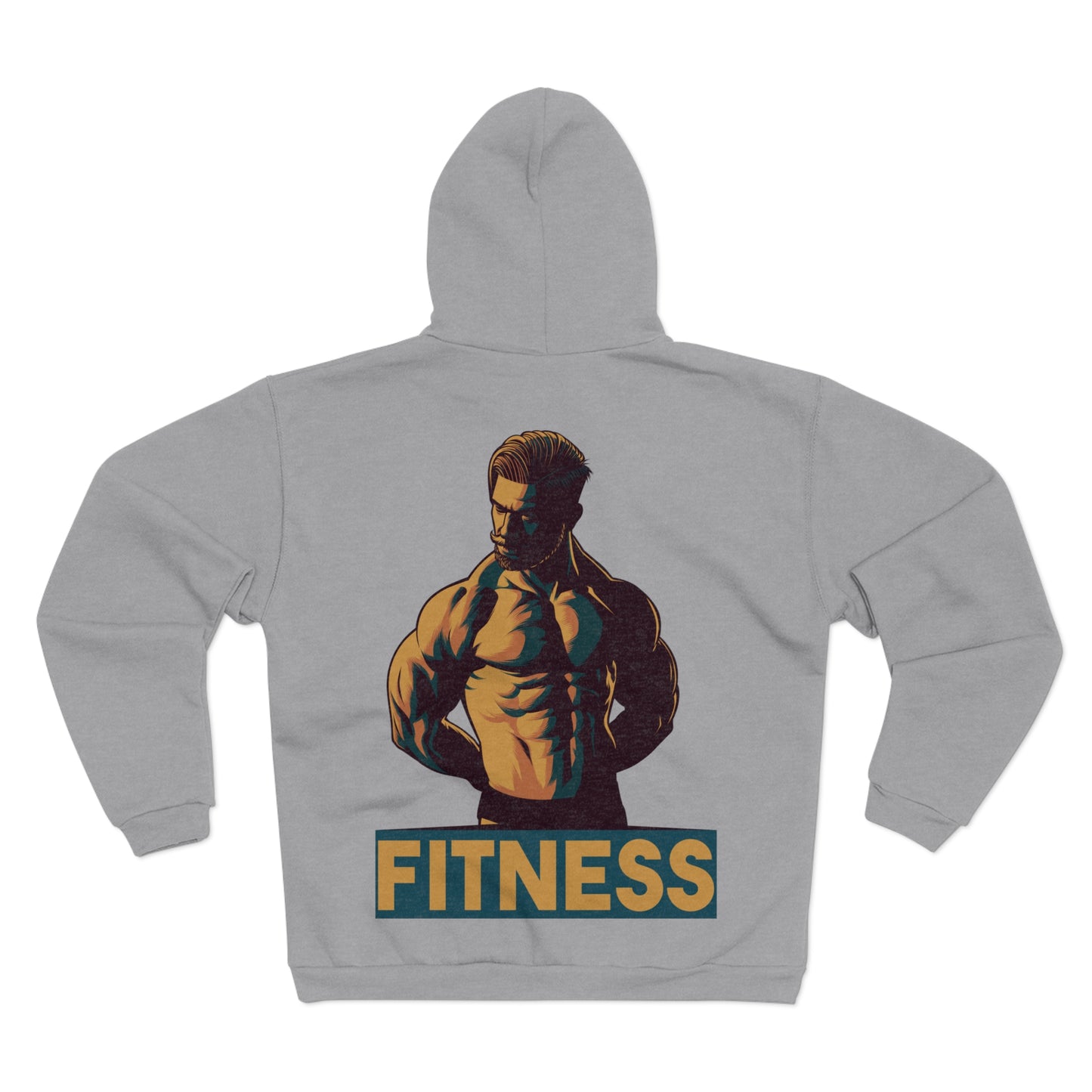 Fitness Motivational Unisex Hooded Zip Sweatshirt