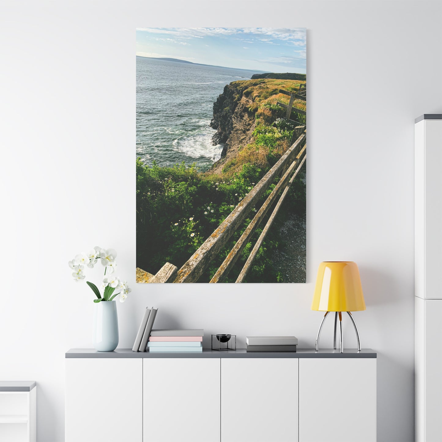 Ballybunion Cliff Walk Matte Canvas, Stretched, 1.25"