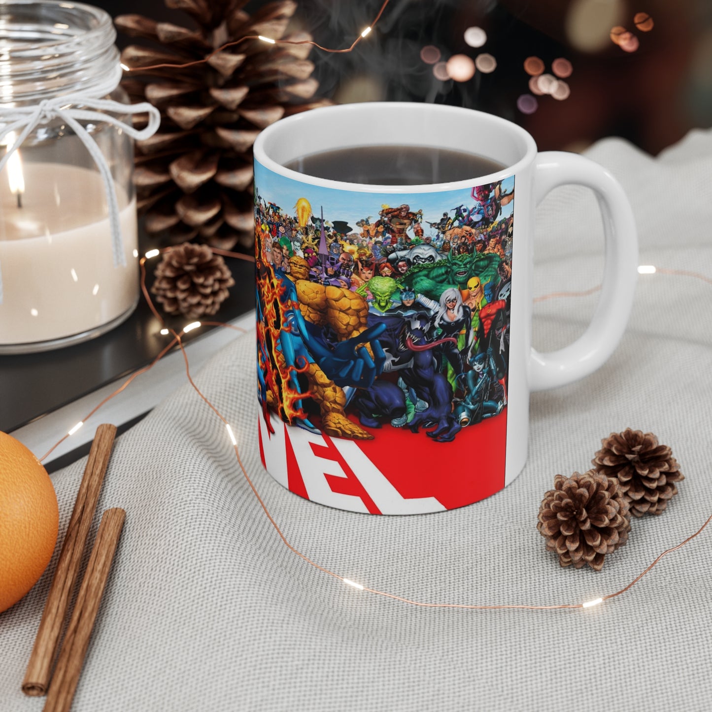 Marvel Superheroes Ceramic Coffee Cups - 11oz & 15oz - Perfect for Fans!