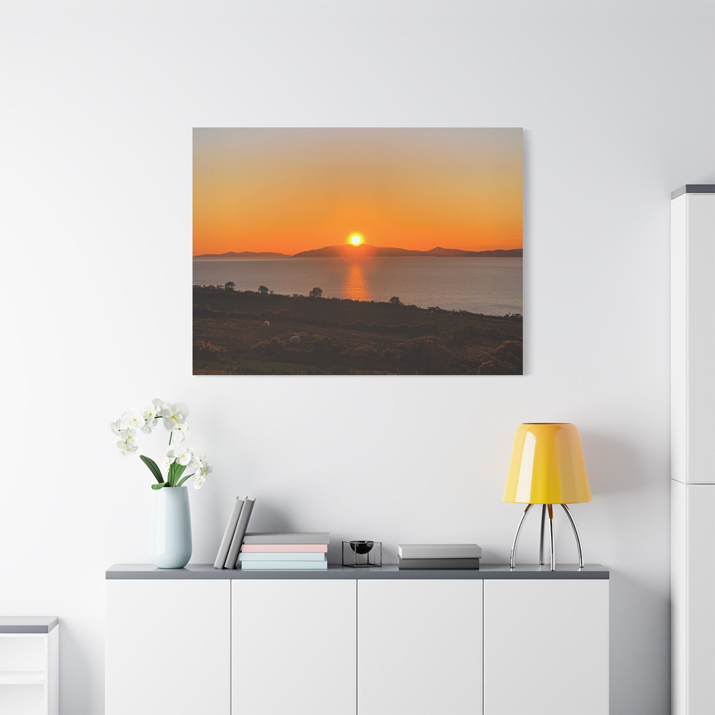 Sunset Ring of Kerry Matte Canvas, Stretched, 1.25"