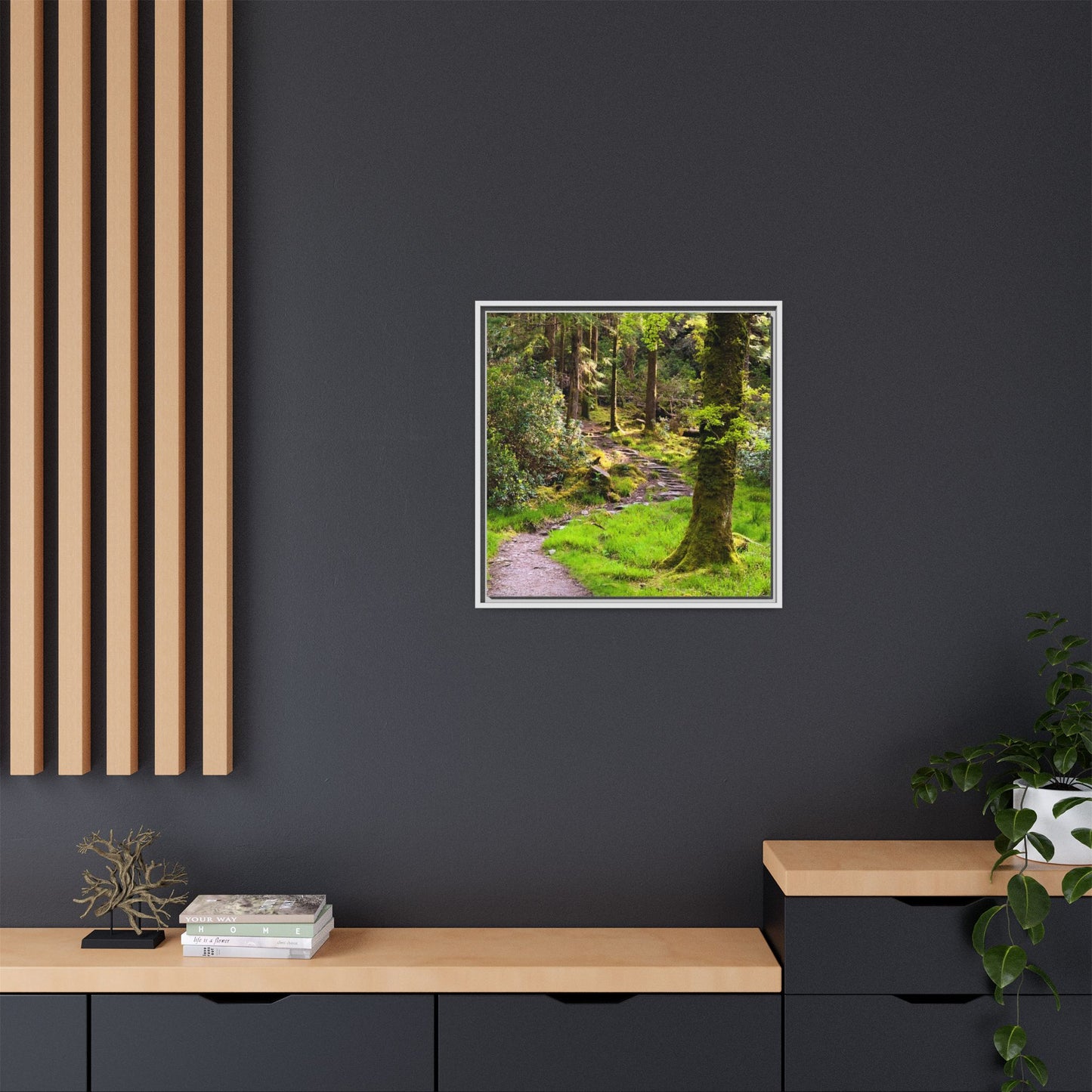 Torc Trail Matte Canvas, Framed (Multi-color)
