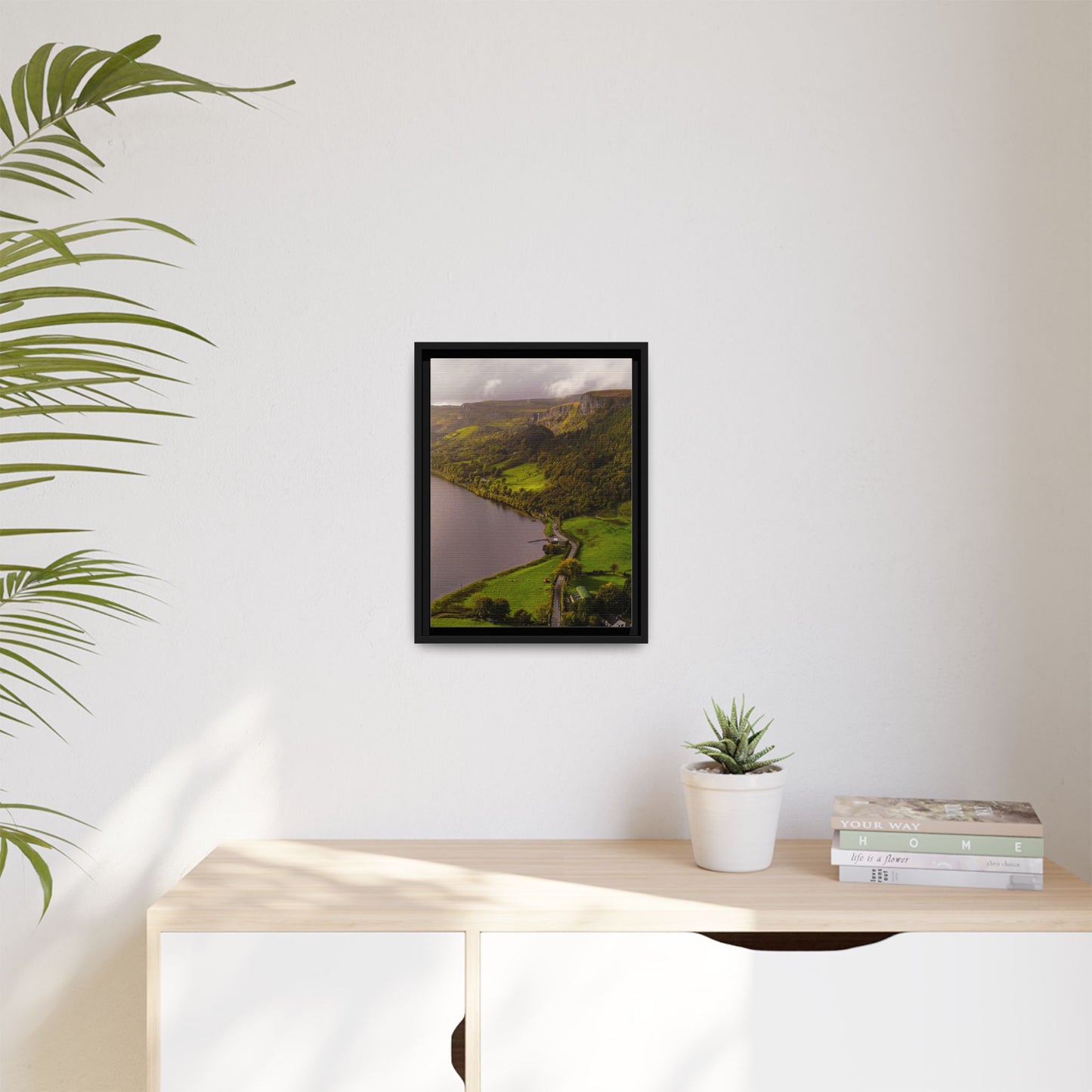 South in Aghadh an Aird or The Devil's Cheney Matte Canvas, Framed (Multi-color)