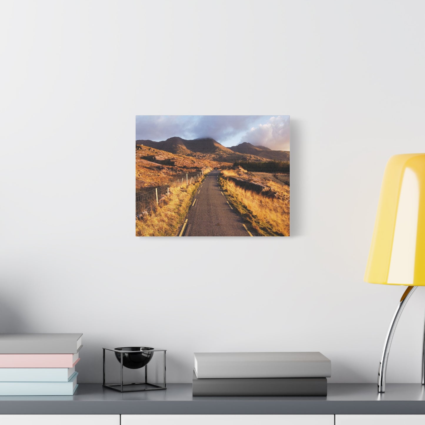 Sunset Road Matte Canvas, Stretched, 1.25"