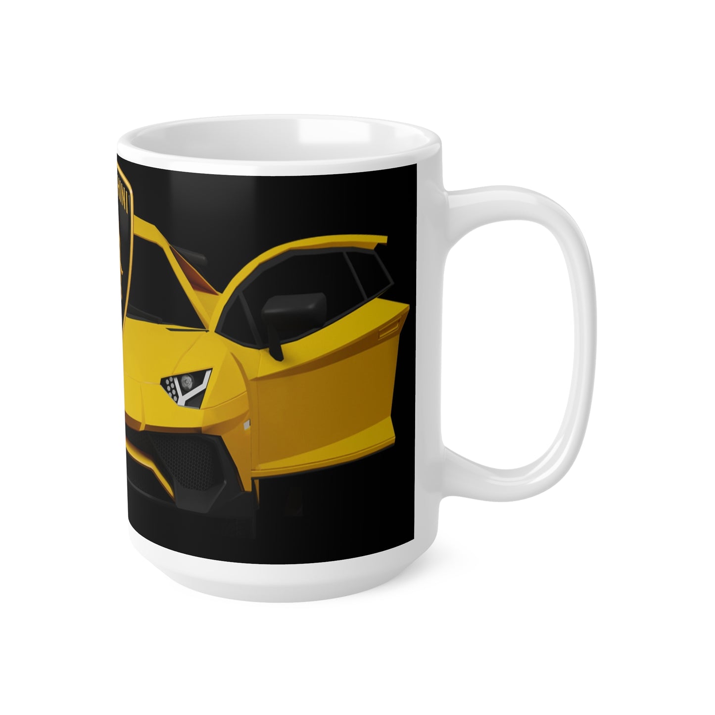 Lamborghini-Inspired Ceramic Coffee Mug - 11oz & 15oz, Perfect Gift for Car Enthusiasts