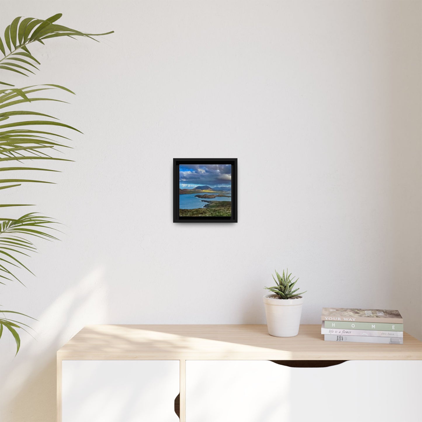 Unknown Mountain Matte Canvas, Framed (Multi-color)