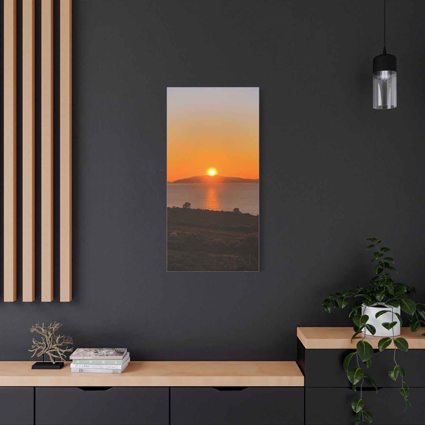 Sunset Ring of Kerry Matte Canvas, Stretched, 1.25"