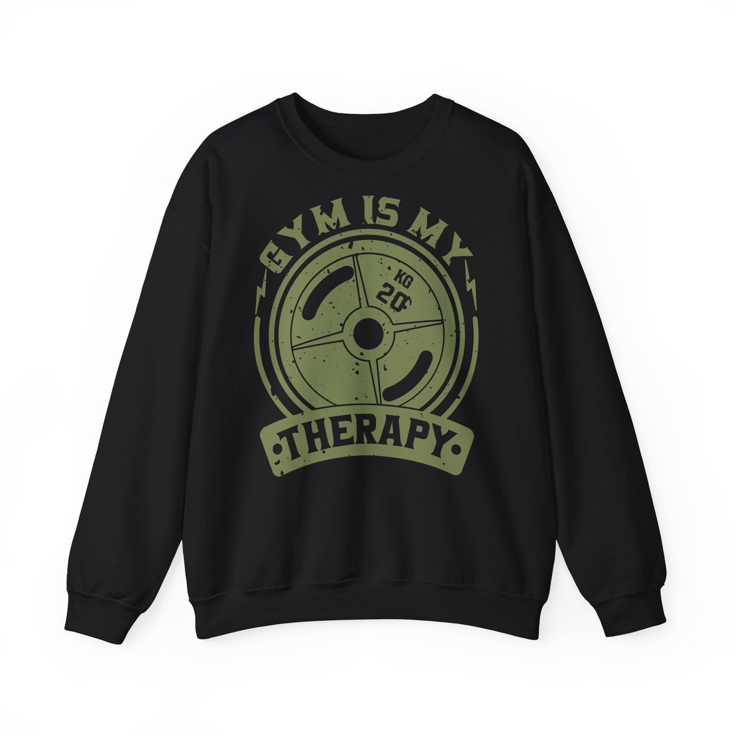 Gym Is My Therapy Unisex Heavy Blend™ Crewneck Sweatshirt
