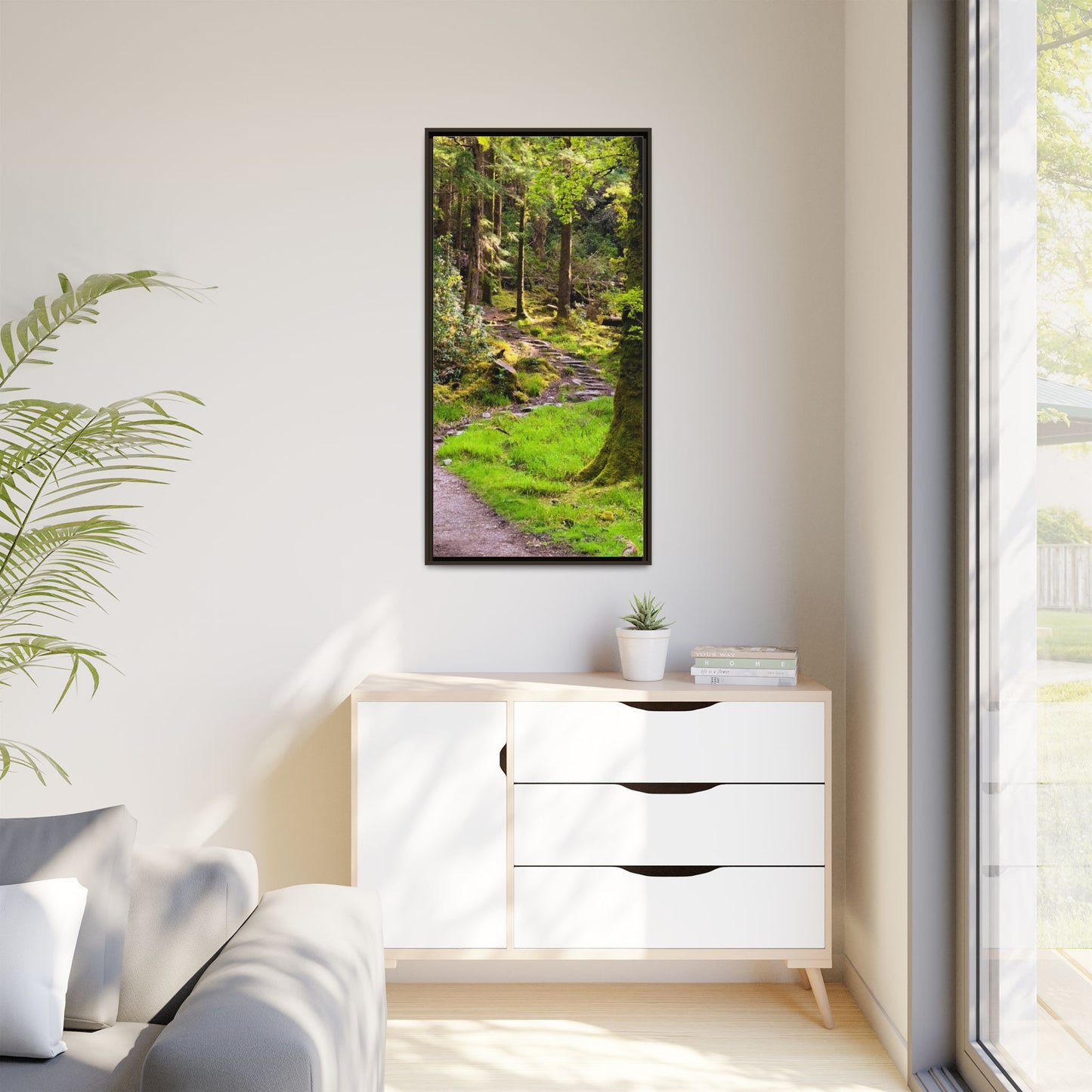 Torc Trail Matte Canvas, Framed (Multi-color)