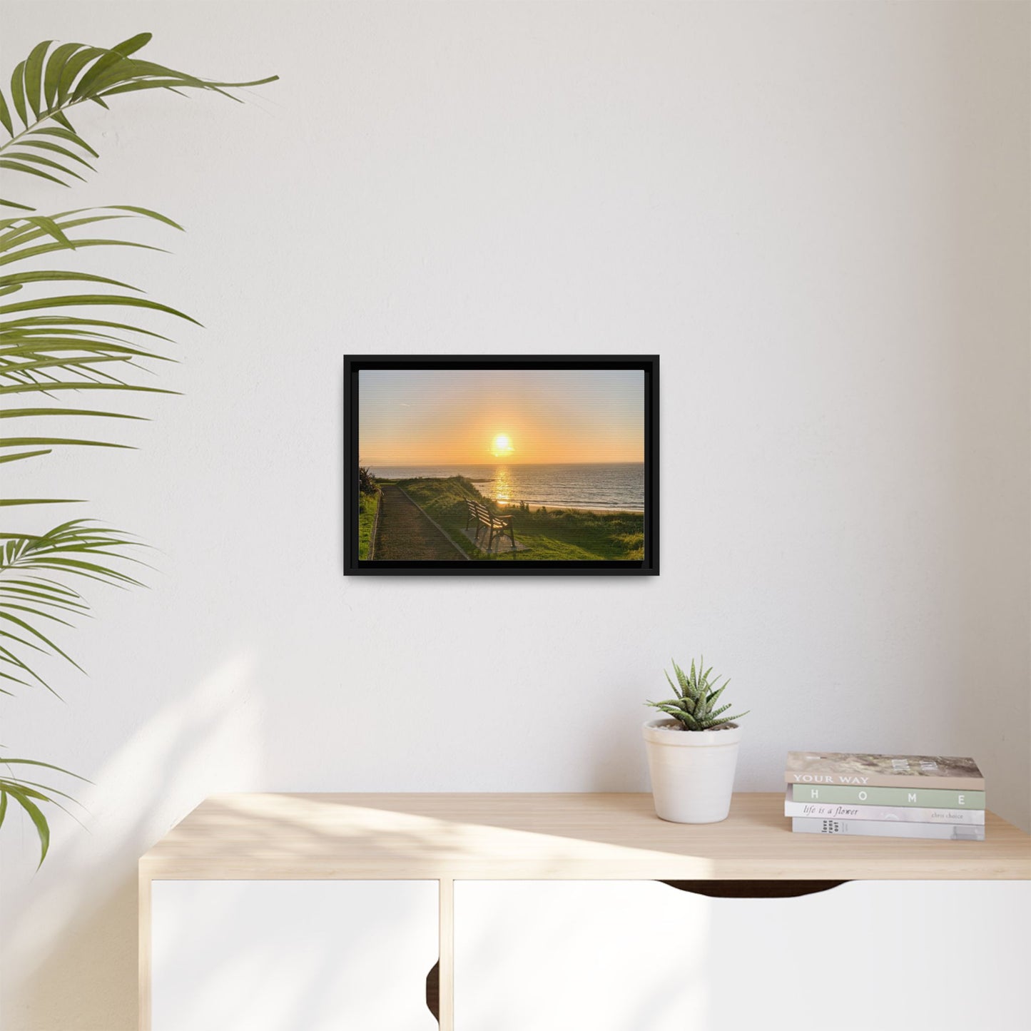 Sunset in Ballybunion 2 Matte Canvas, Framed (Multi-color)