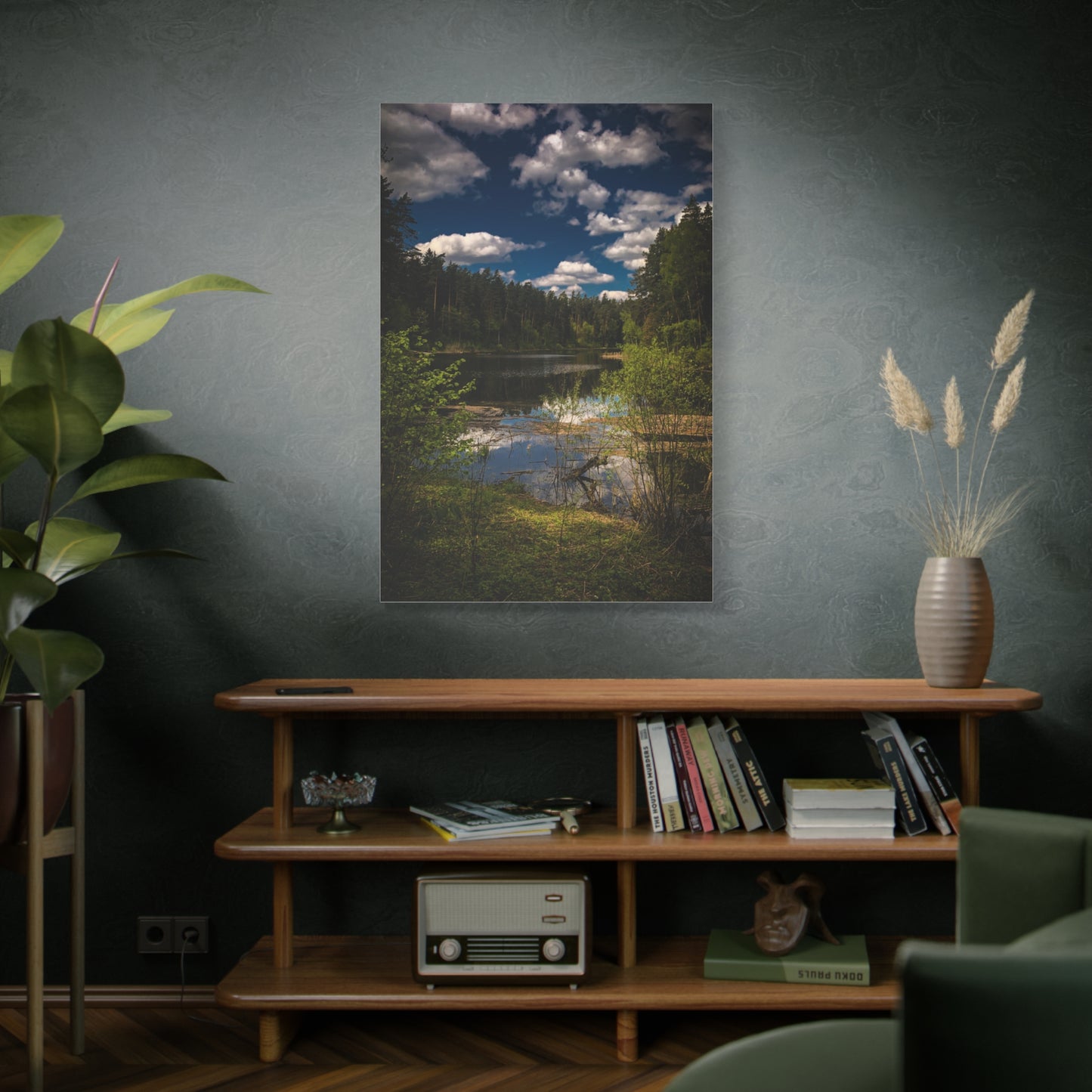 Vilnius Lake, Lithuania Matte Canvas, Stretched, 1.25"