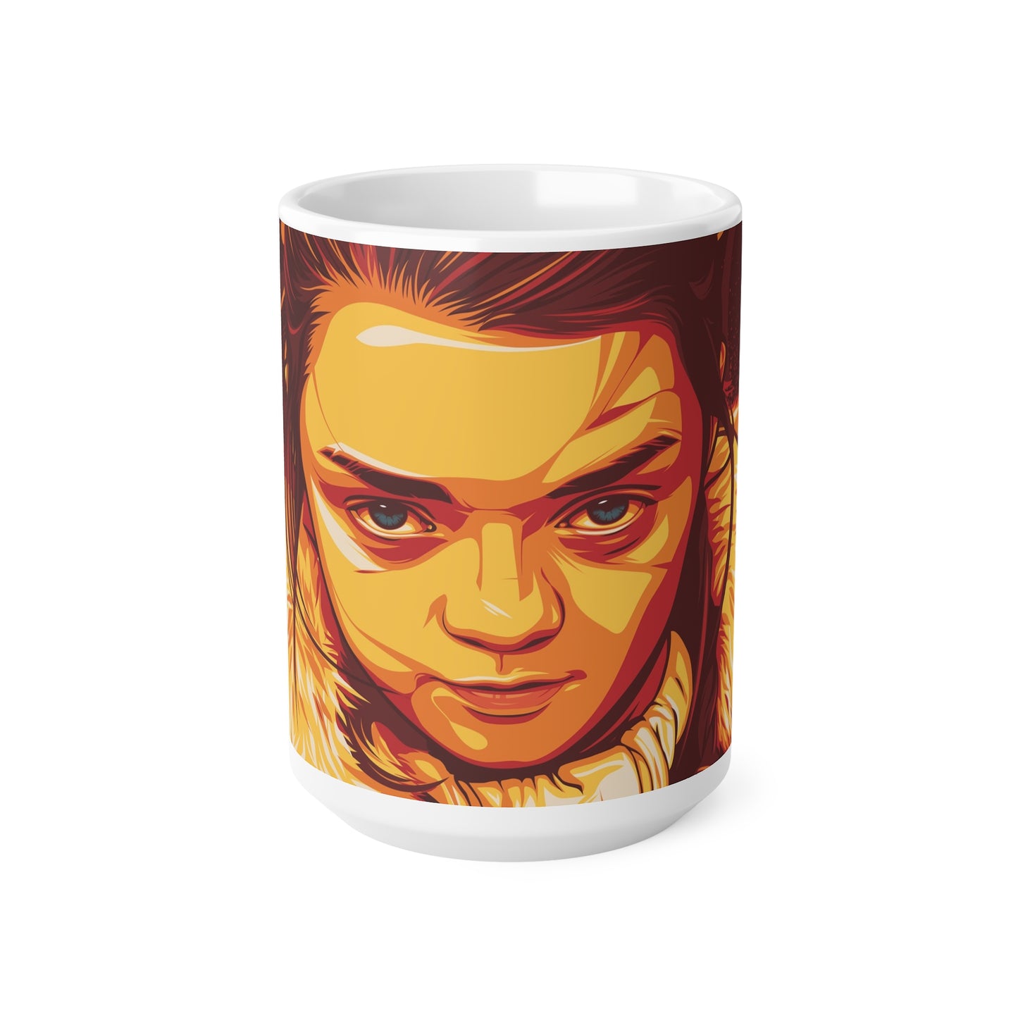 Fierce Portrait Ceramic Coffee Mug - 11oz & 15oz Options