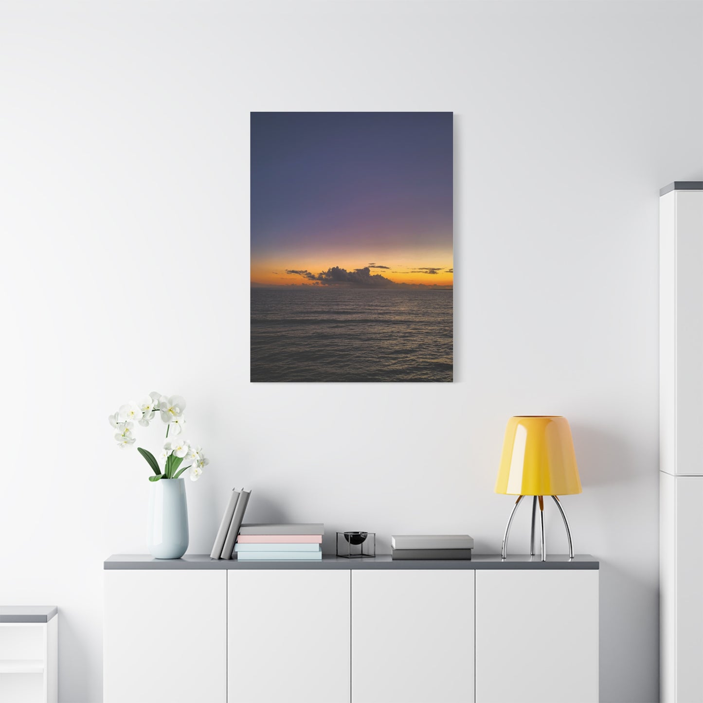 Sunset in Ocean 2 Matte Canvas, Stretched, 1.25"