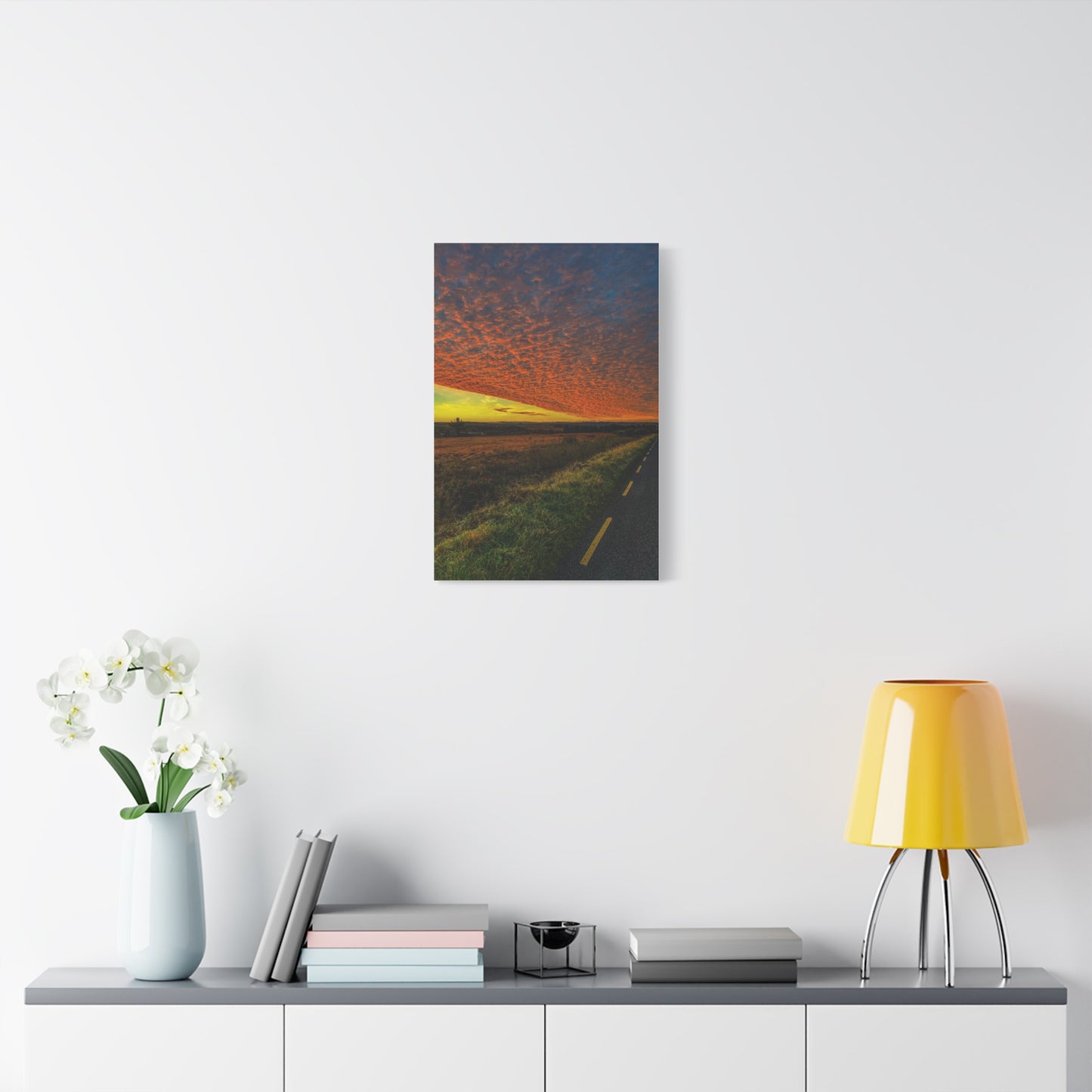 Cloudy Sunset Matte Canvas, Stretched, 1.25"