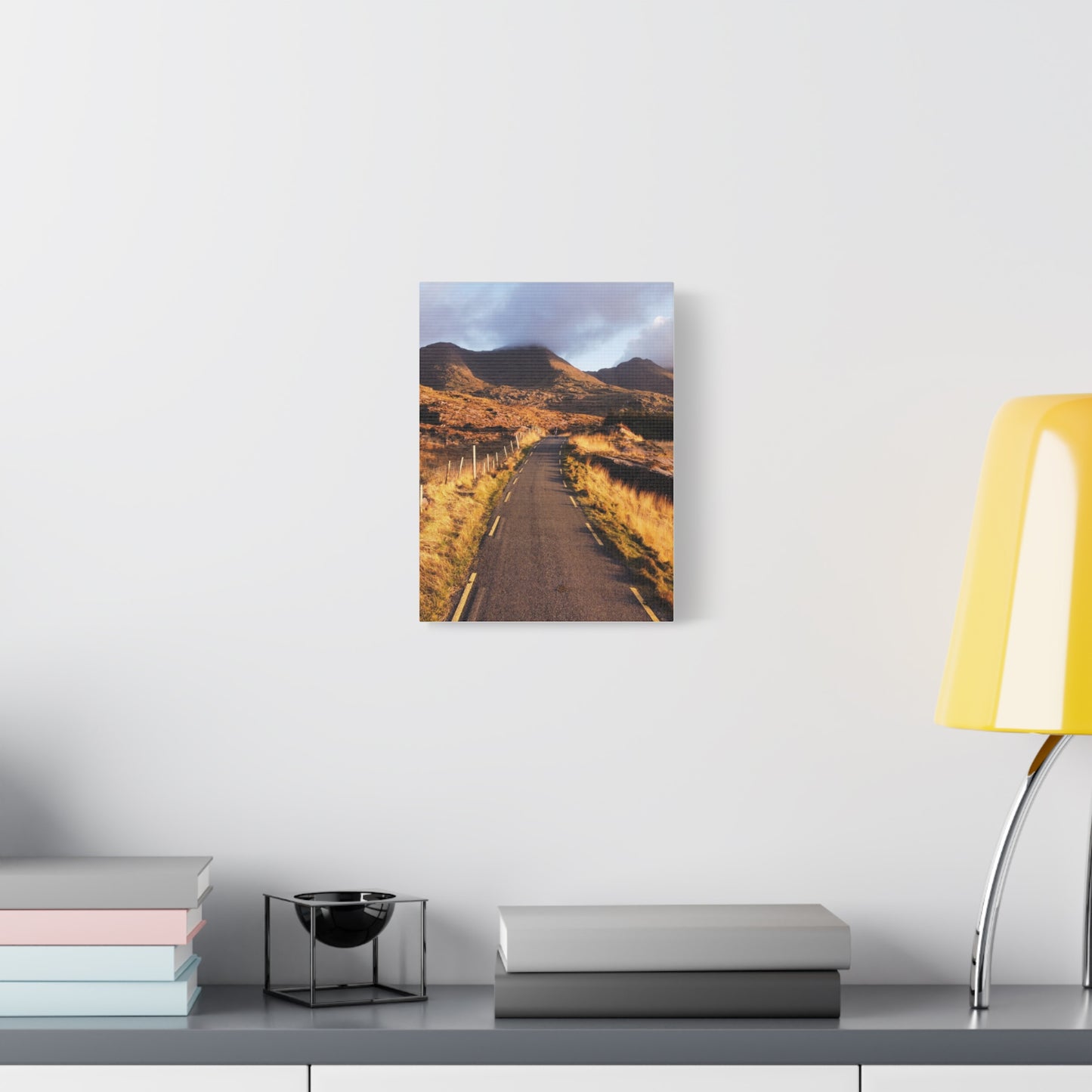 Sunset Road Matte Canvas, Stretched, 1.25"