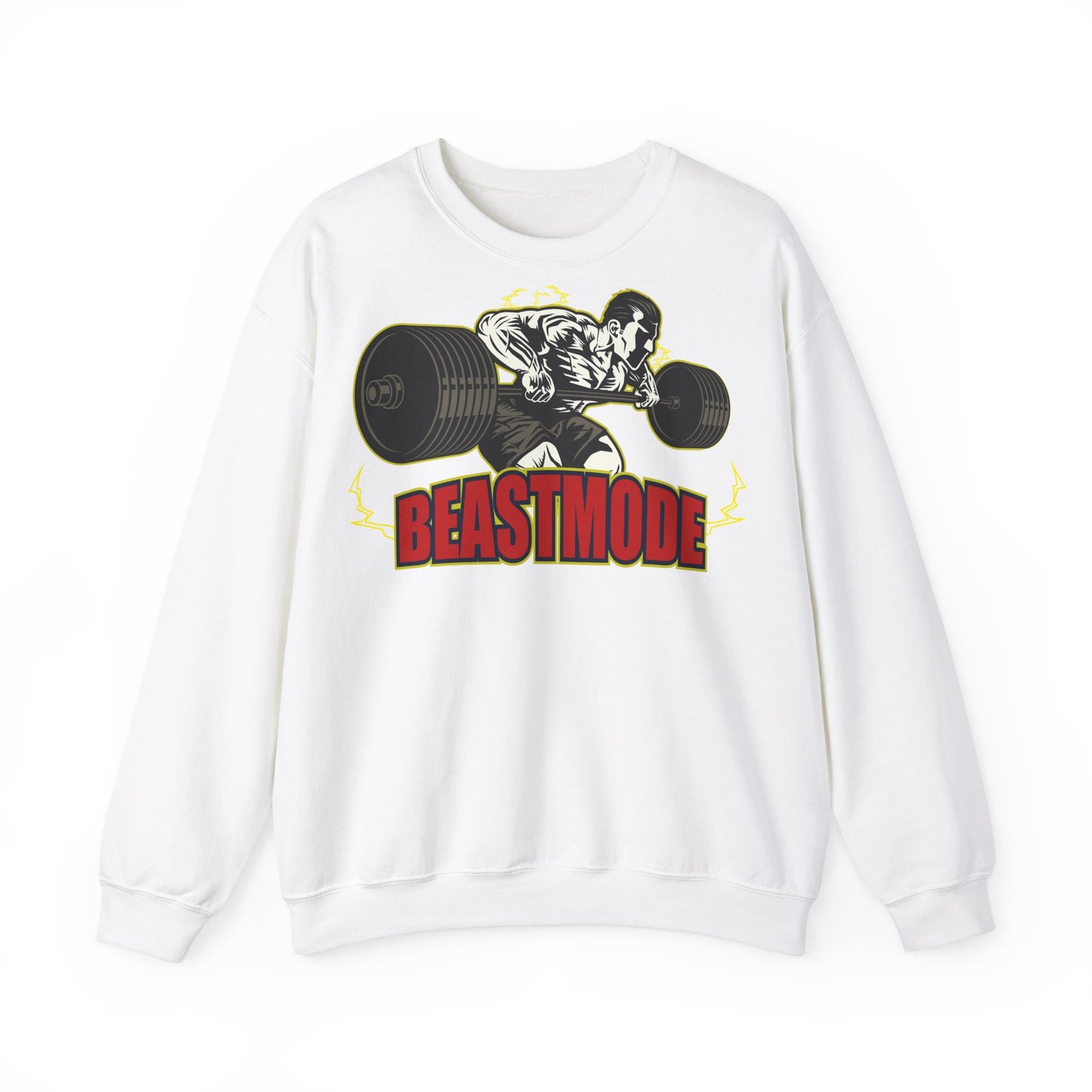 Beast Mode Unisex Heavy Blend™ Crewneck Sweatshirt - Perfect for Gym Enthusiasts