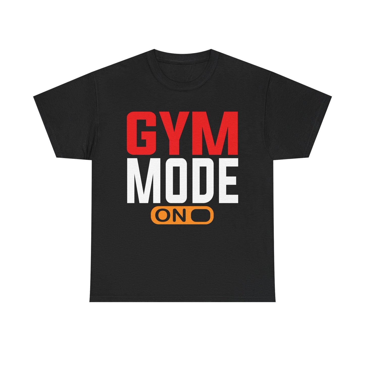 Gym Mode Unisex Heavy Cotton Tee - Workout Motivation T-Shirt