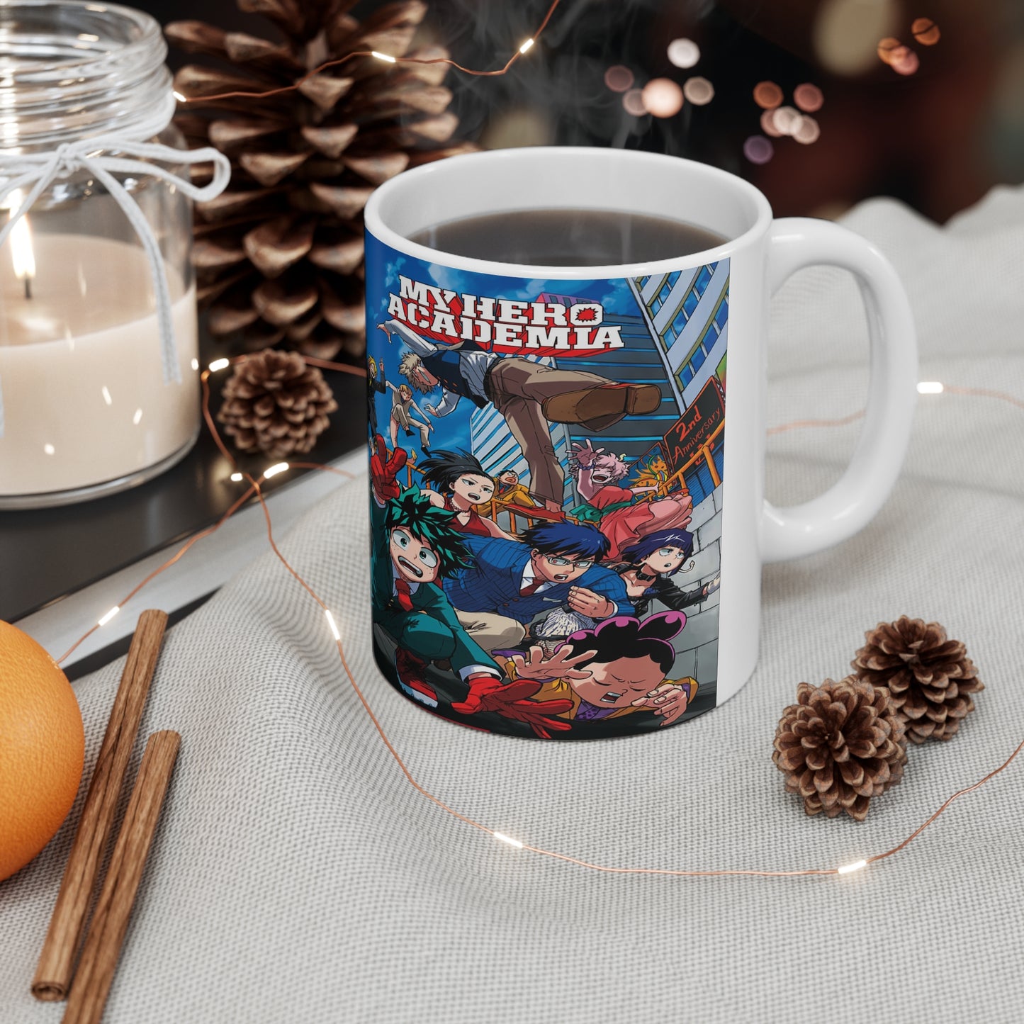 My Hero Academia Ceramic Coffee Cup - 11oz & 15oz Mug for Anime Fans