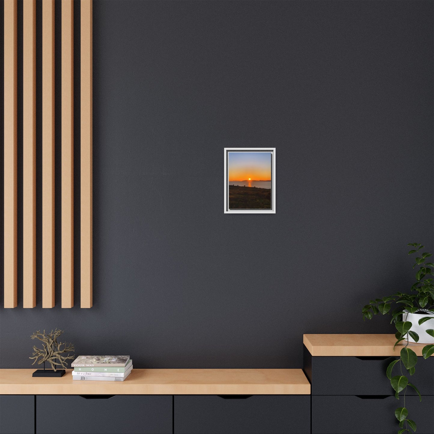 Sunset Ring Of Kerry Matte Canvas, Framed (Multi-color)