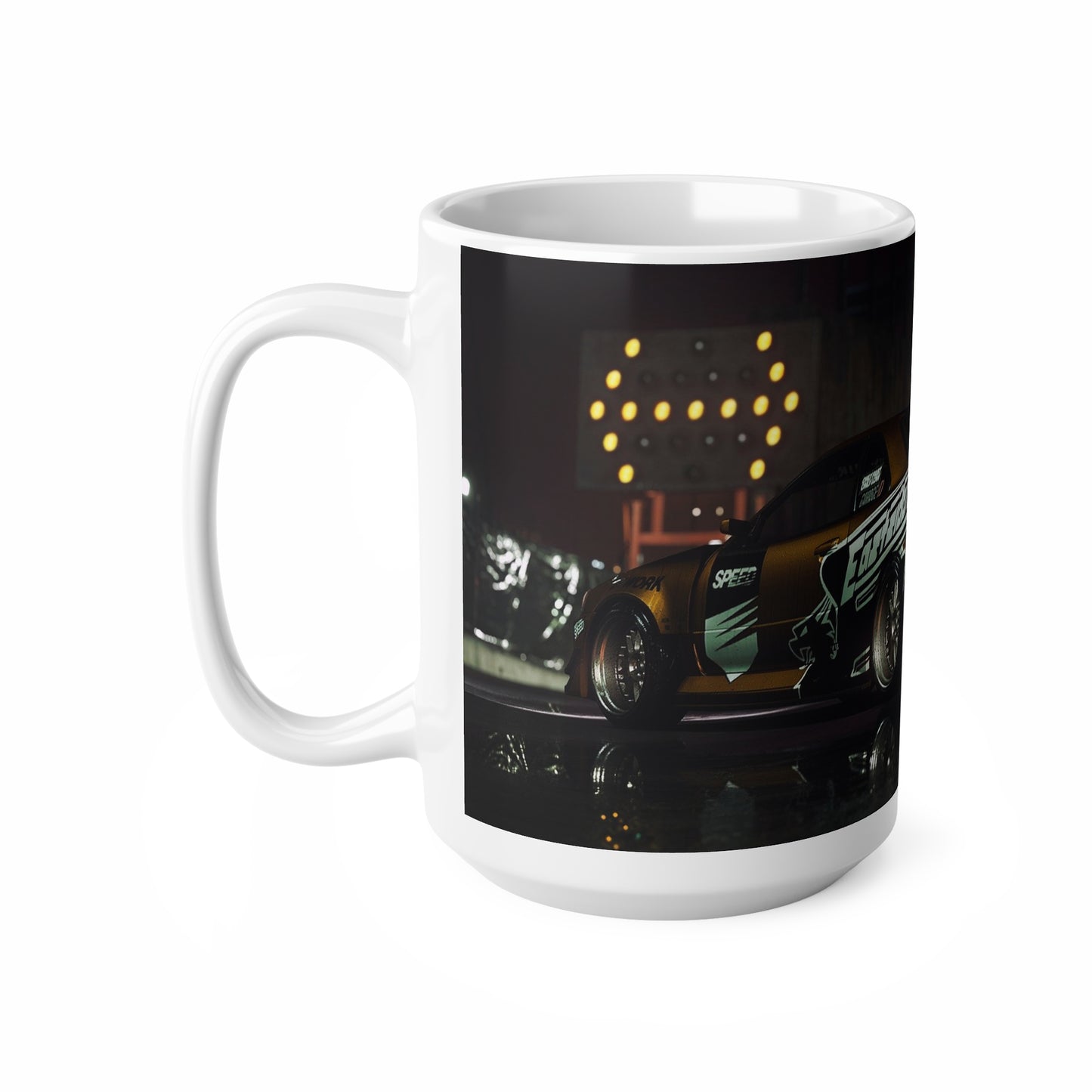 Race-Inspired Ceramic Coffee Cups | 11oz & 15oz | Perfect Gift for Car Enthusiasts