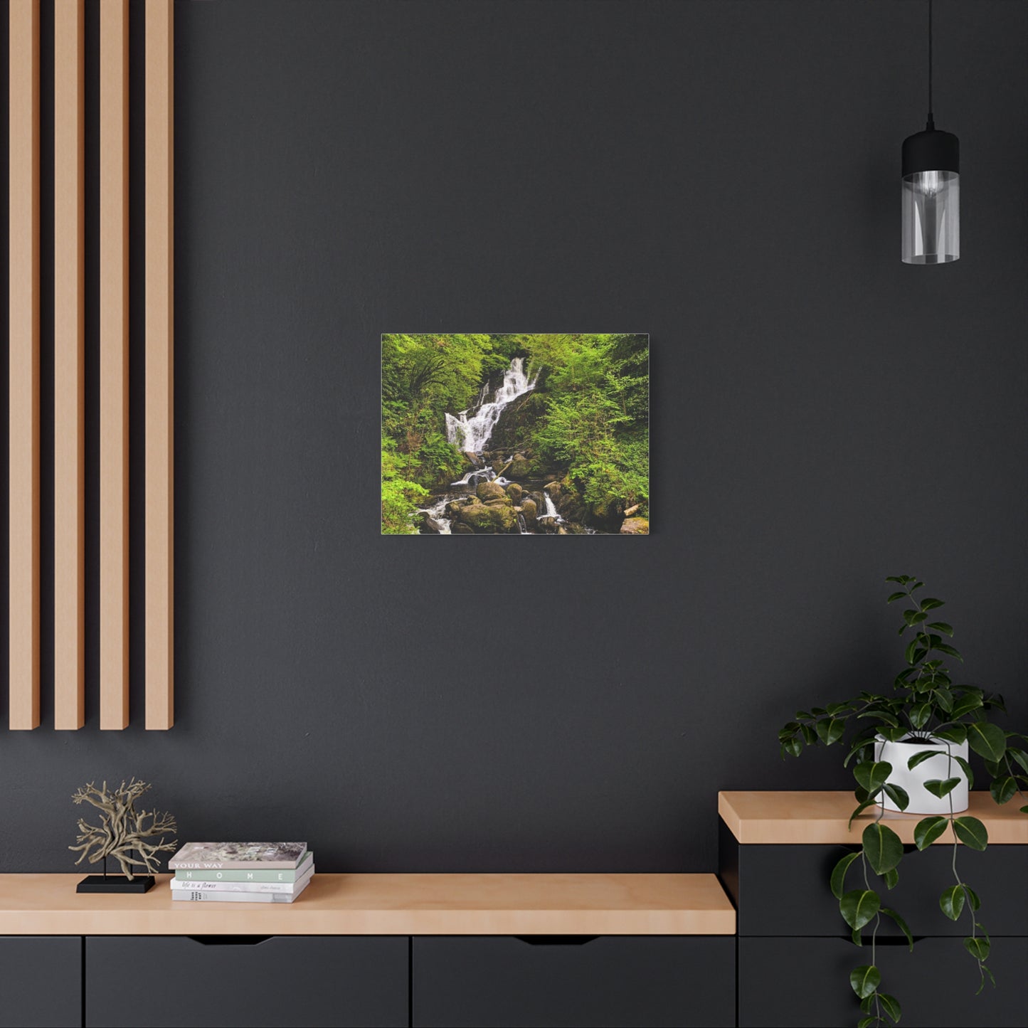 Torc waterfall Matte Canvas, Stretched, 1.25"